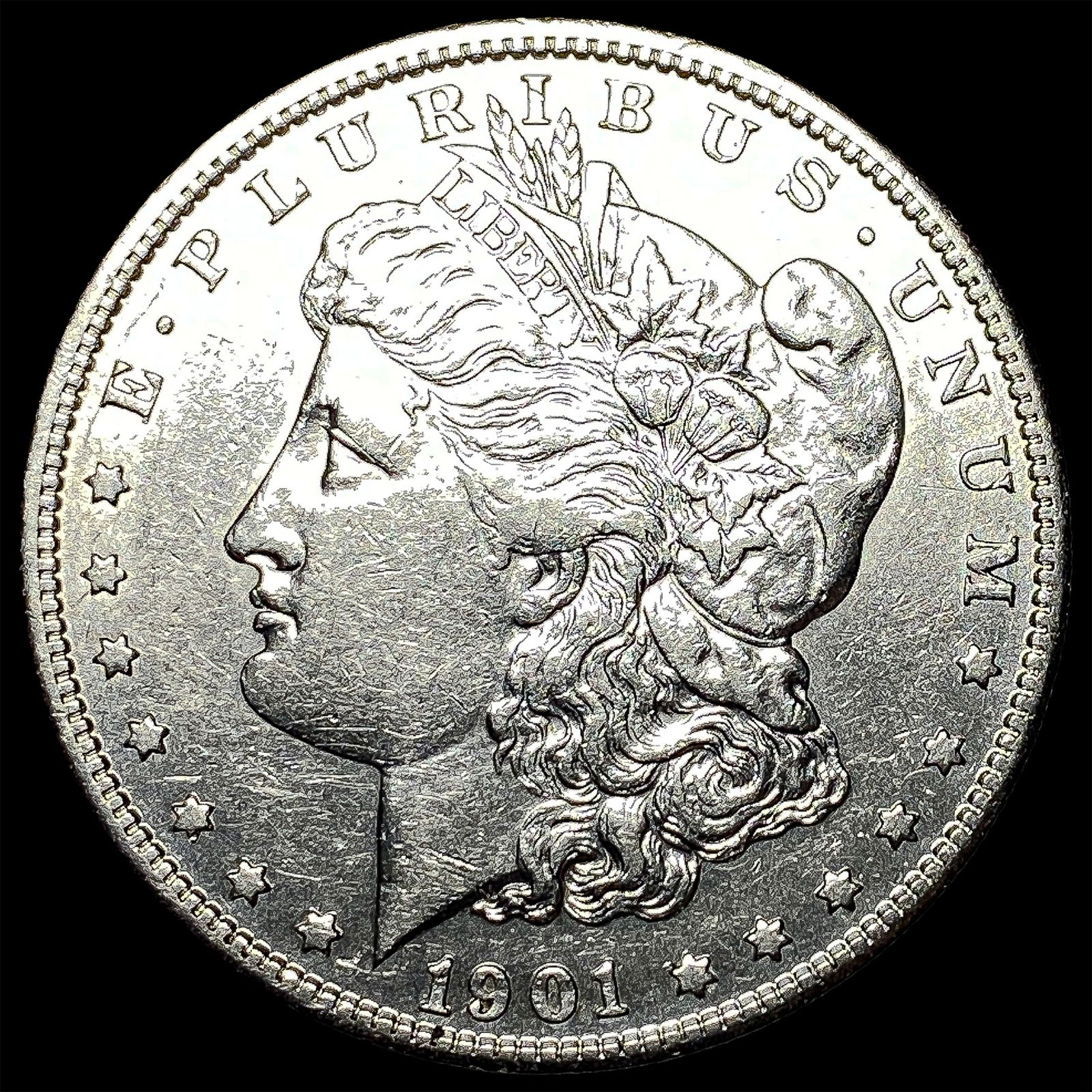 1901-S Silver Morgan Dollar CLOSELY UNCIRCULATED: 1901-S Silver Morgan Dollar CLOSELY UNCIRCULATED