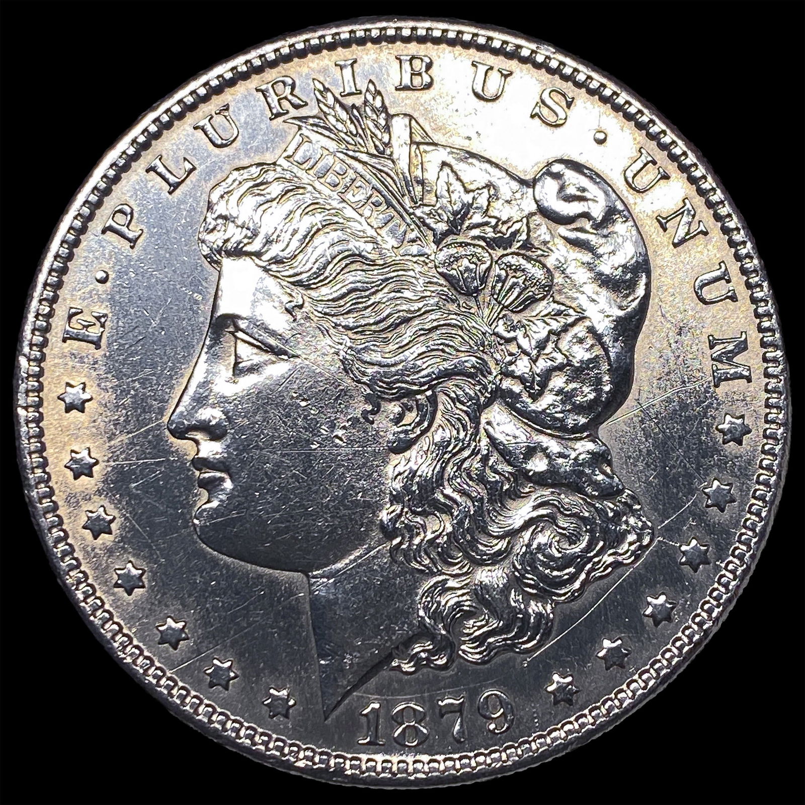 1879-S Silver Morgan Dollar CLOSELY UNCIRCULATED: 1879-S Silver Morgan Dollar CLOSELY UNCIRCULATED