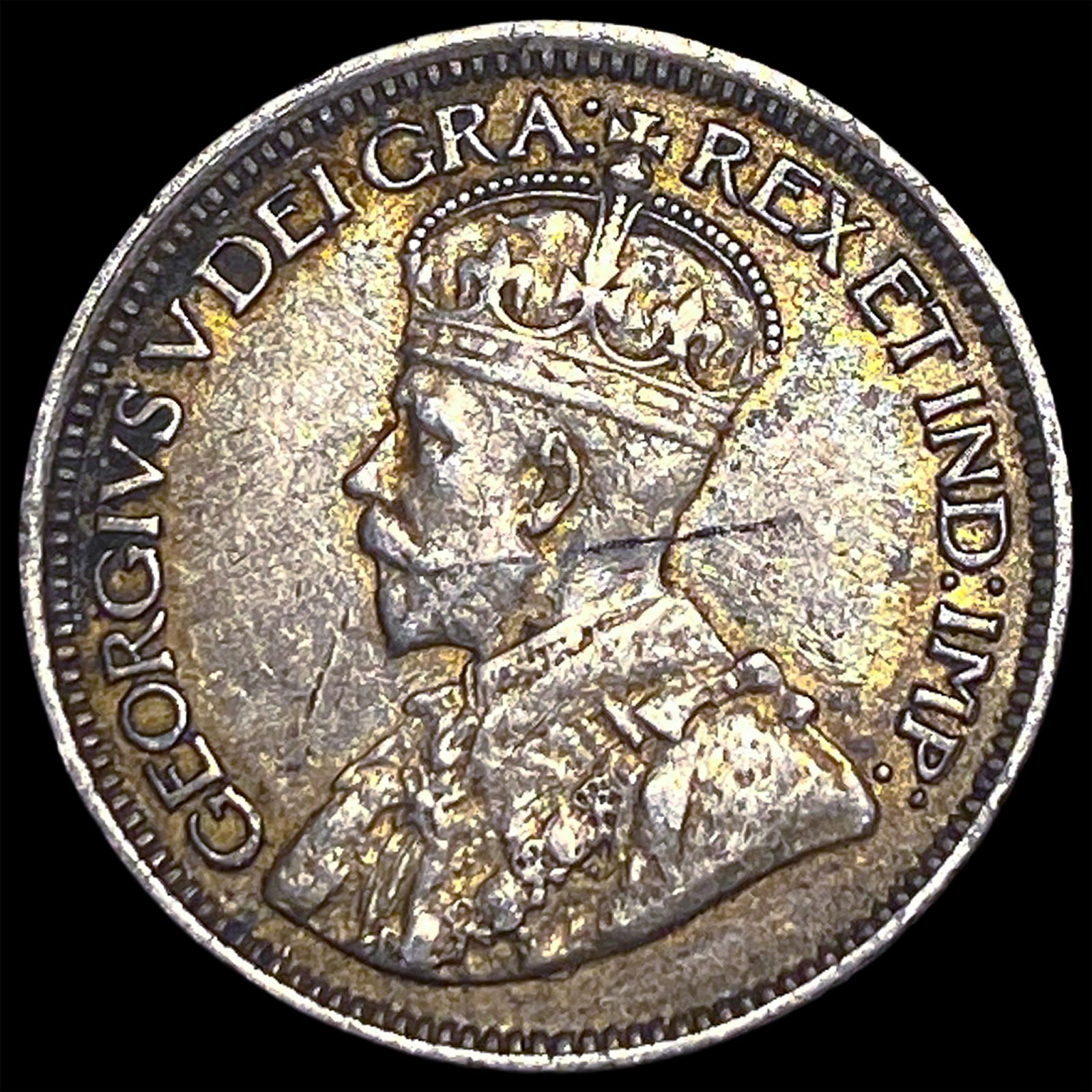 1914 Canada Silver 10 Cents NEARLY UNCIRCULATED (1 of 2)