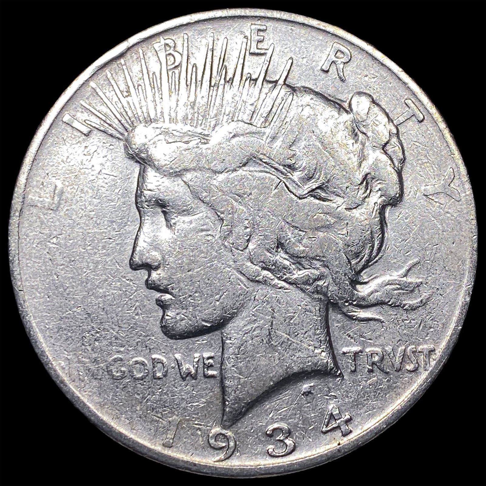 1934 Peace Silver Dollar HIGH GRADE (1 of 2)