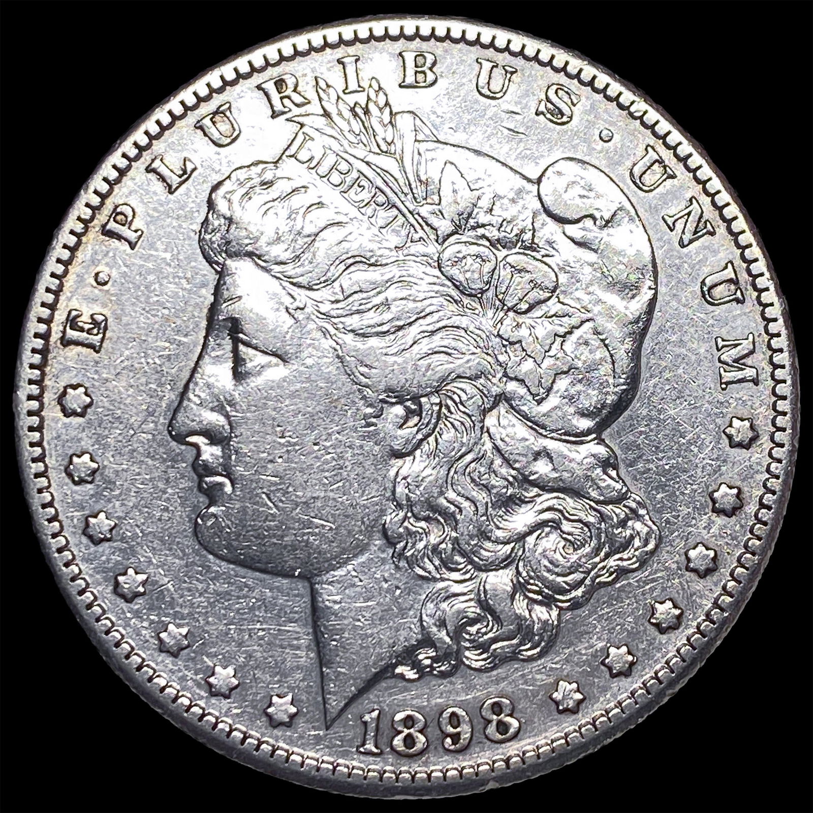 1898-S Silver Morgan Dollar CLOSELY UNCIRCULATED (1 of 2)