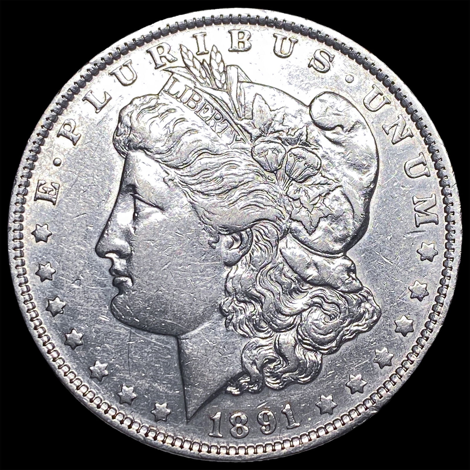 1891-O Silver Morgan Dollar CLOSELY UNCIRCULATED (1 of 2)