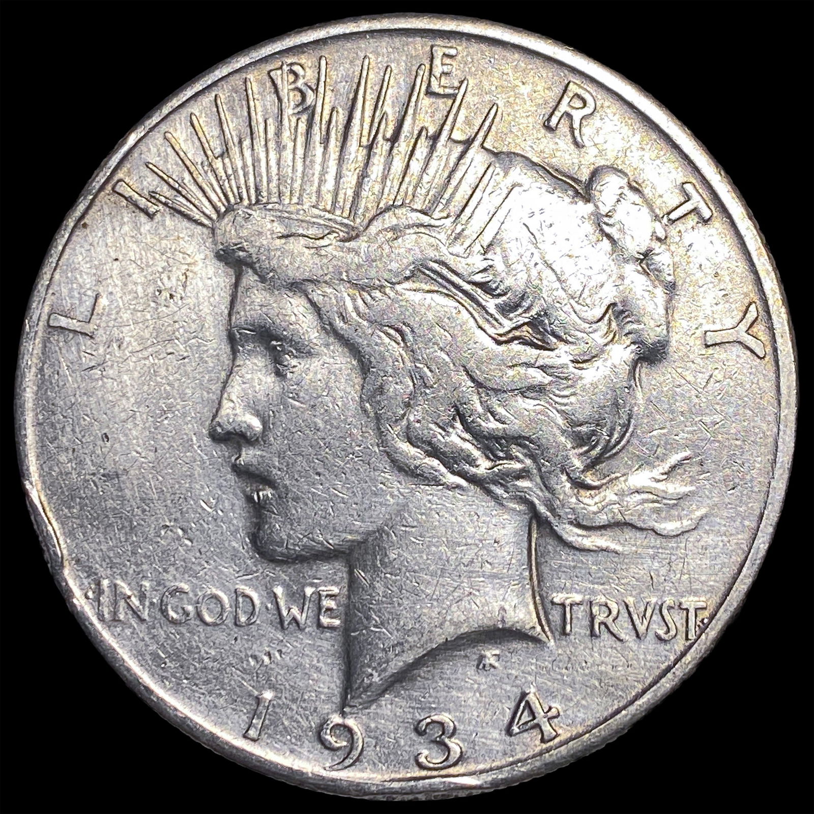 1934-S Silver Peace Dollar HIGH GRADE (1 of 2)