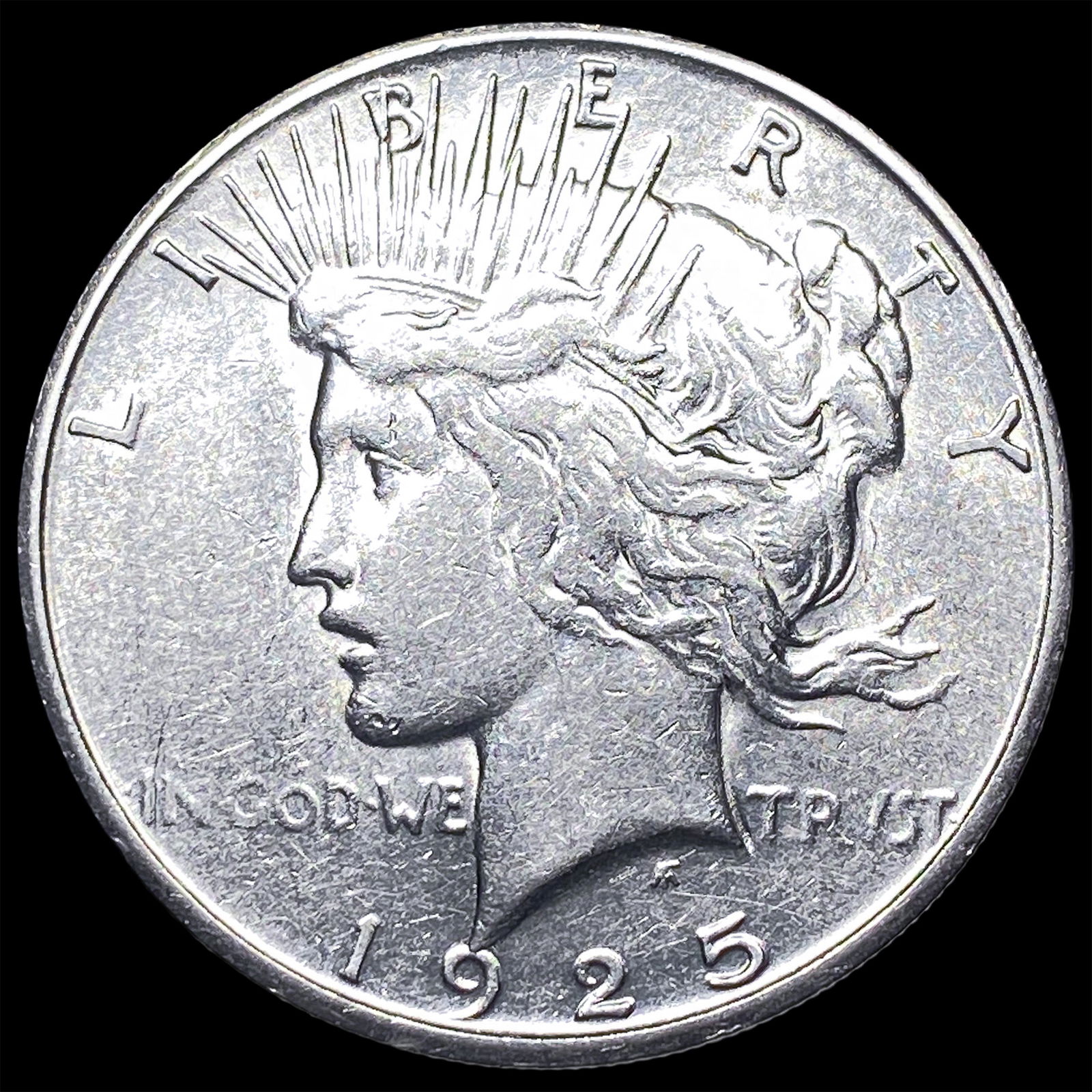 1925-S Silver Peace Dollar CLOSELY UNCIRCULATED: 1925-S Silver Peace Dollar CLOSELY UNCIRCULATED