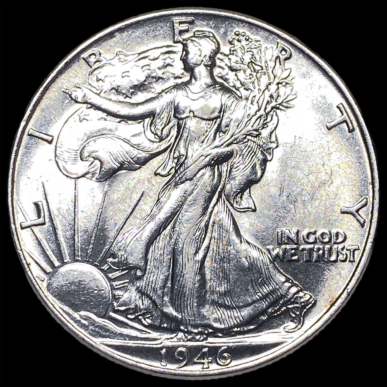 1946 Silver Walking Liberty Half Dollar UNCIRCULATED: 1946 Silver Walking Liberty Half Dollar UNCIRCULATED