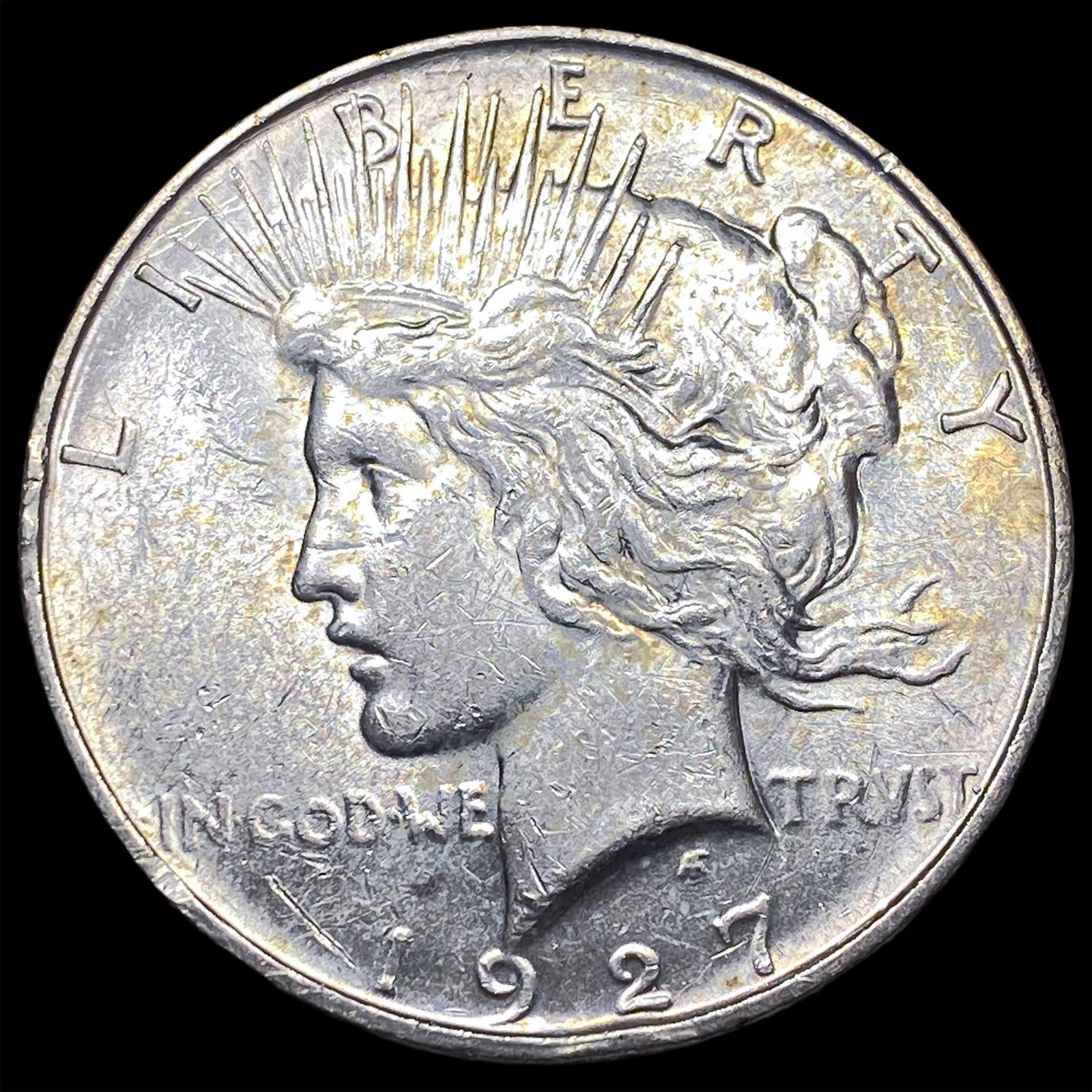 1927-D Silver Peace Dollar CLOSELY UNCIRCULATED (1 of 2)