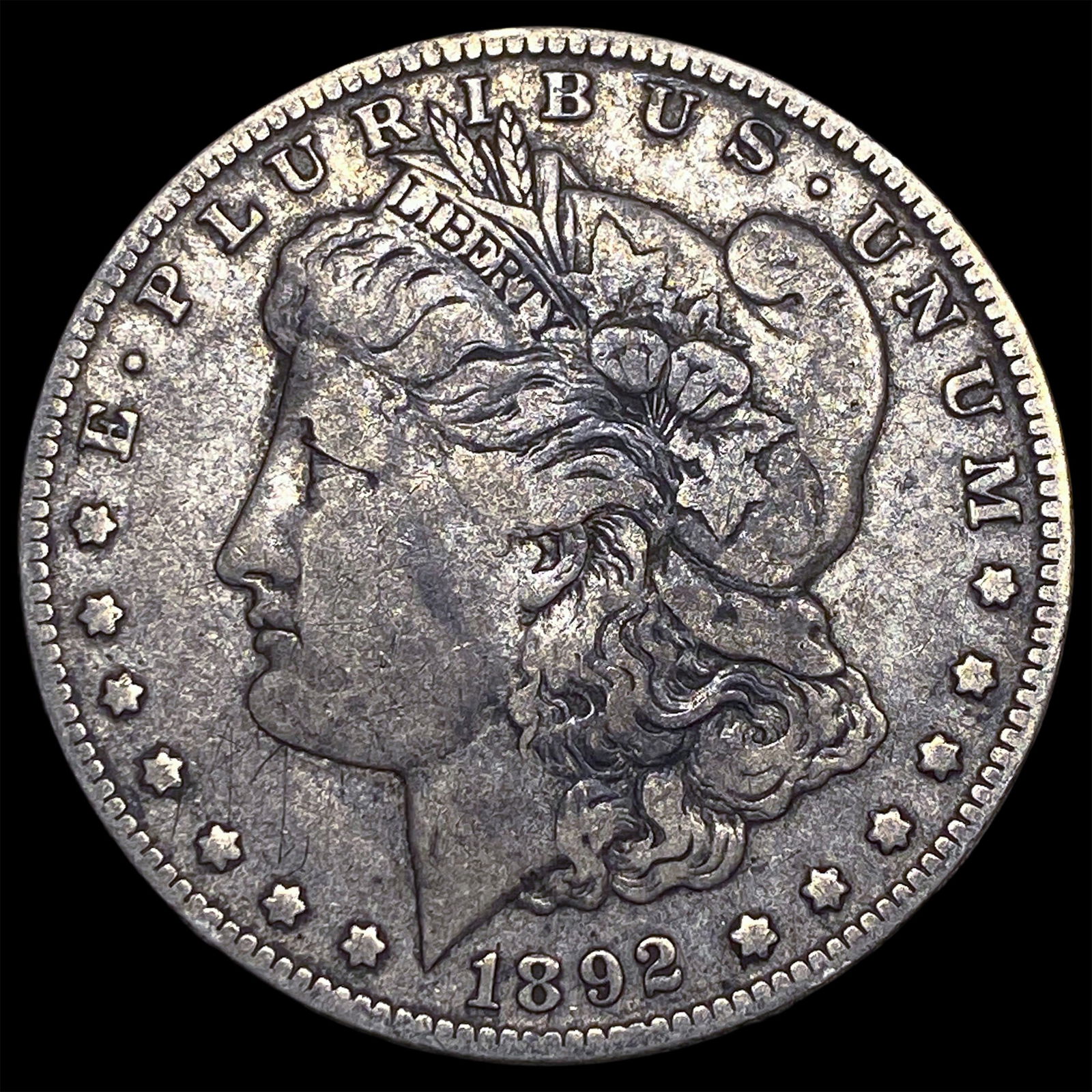 1892-O Silver Morgan Dollar NEARLY UNCIRCULATED: 1892-O Silver Morgan Dollar NEARLY UNCIRCULATED