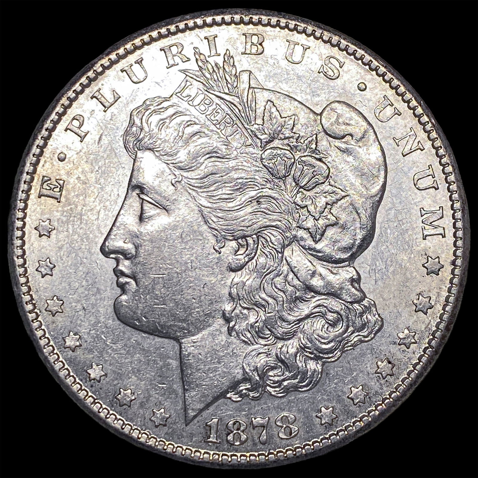 1878-CC Silver Morgan Dollar CHOICE AU: 1878-CC Silver Morgan Dollar CHOICE AU