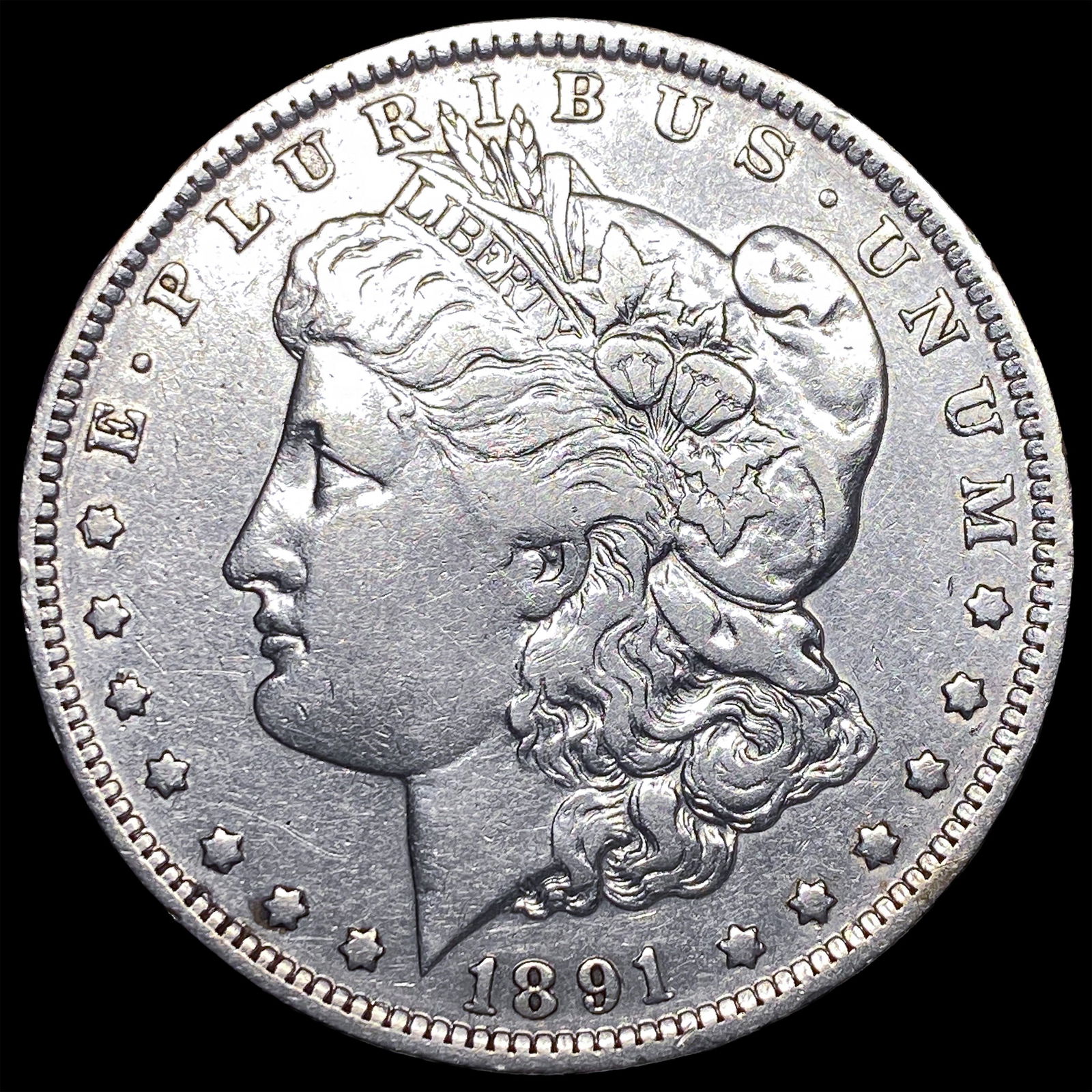 1891-O Silver Morgan Dollar CLOSELY UNCIRCULATED: 1891-O Silver Morgan Dollar CLOSELY UNCIRCULATED