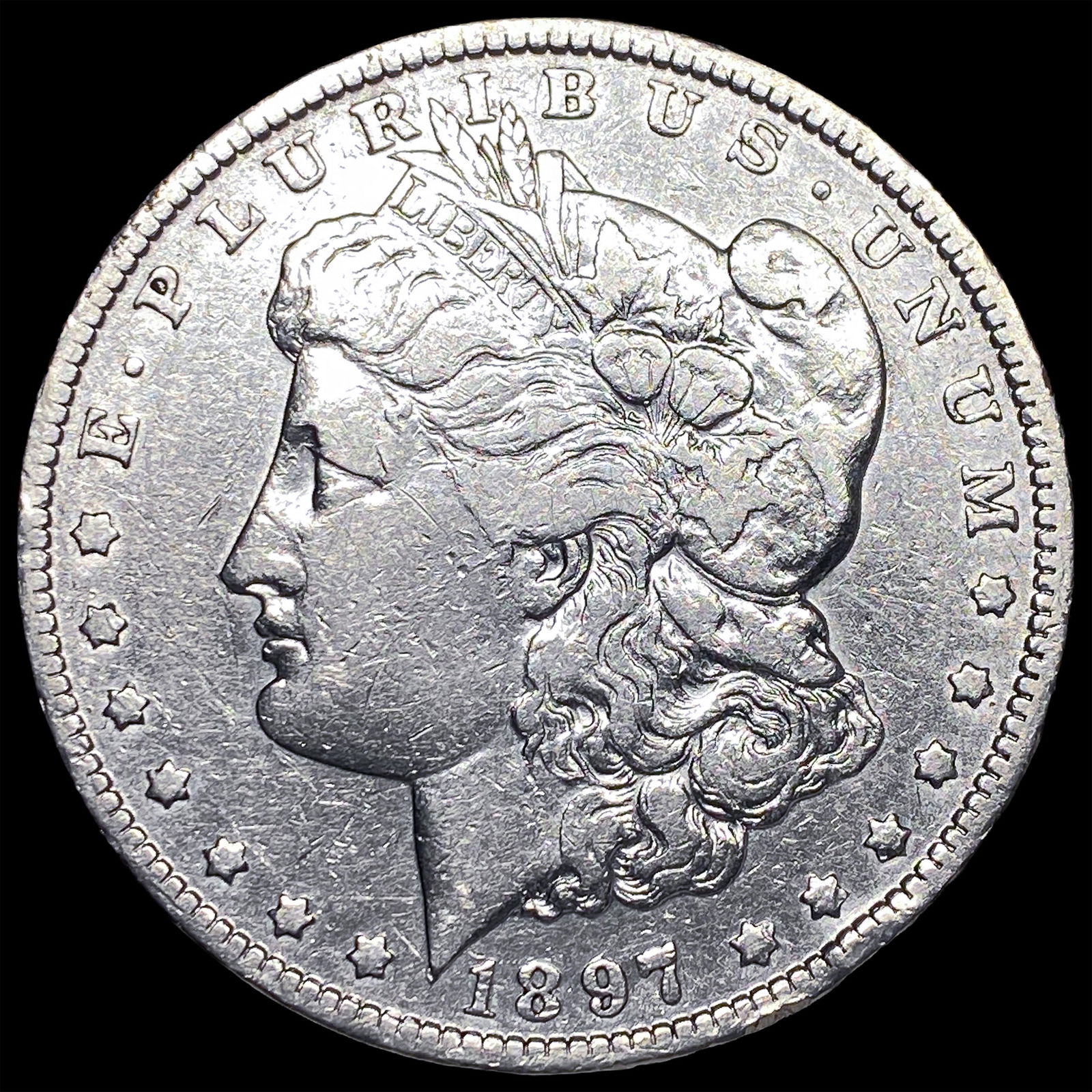 1897-O Silver Morgan Dollar CLOSELY UNCIRCULATED: 1897-O Silver Morgan Dollar CLOSELY UNCIRCULATED