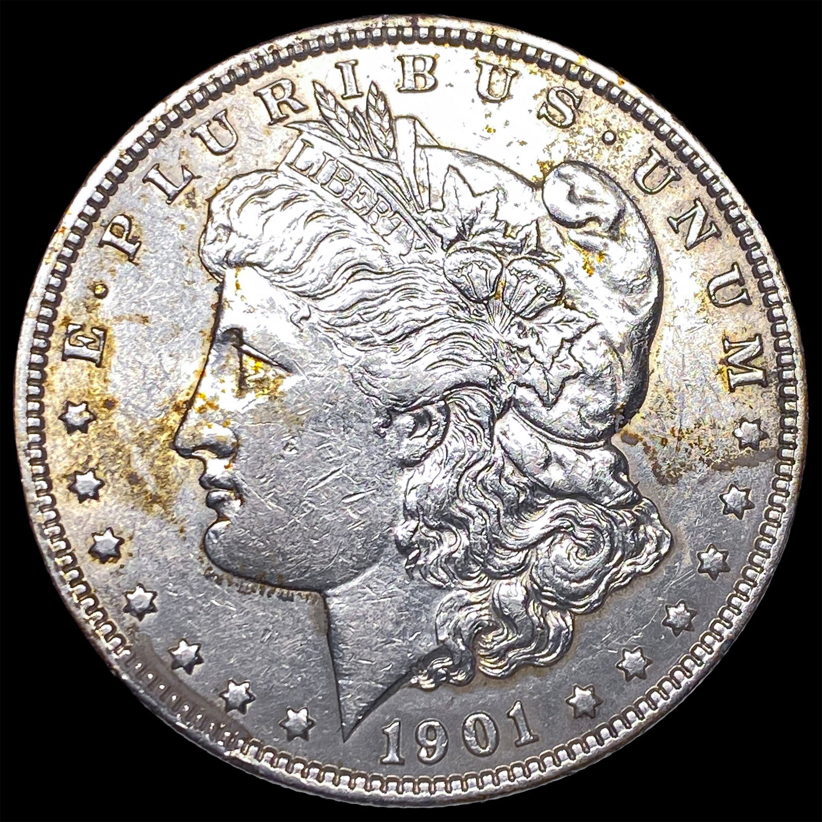 1901 Silver Morgan Dollar CLOSELY UNCIRCULATED (1 of 2)