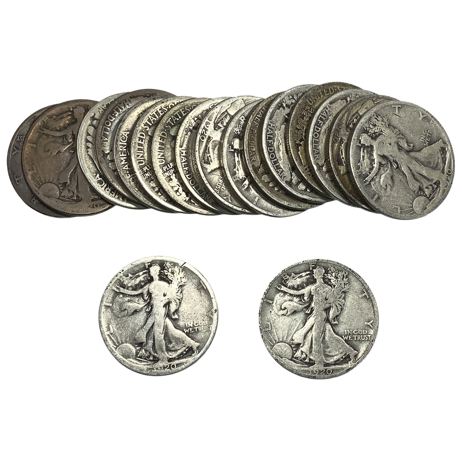Roll of 20 Walking Liberty 50C: Roll of 20 Walking Liberty 50C