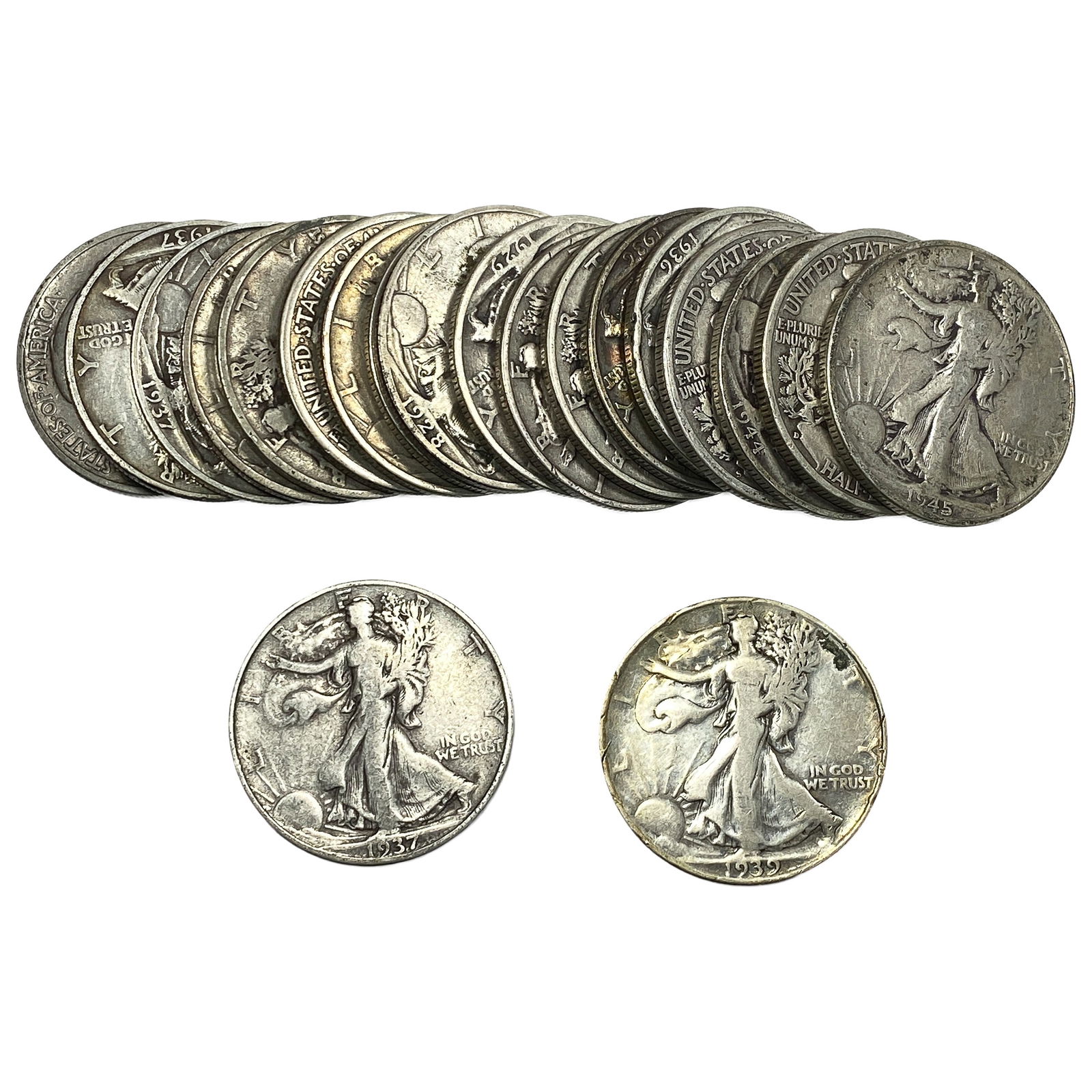 Roll of 20 Walking Liberty 50C: Roll of 20 Walking Liberty 50C