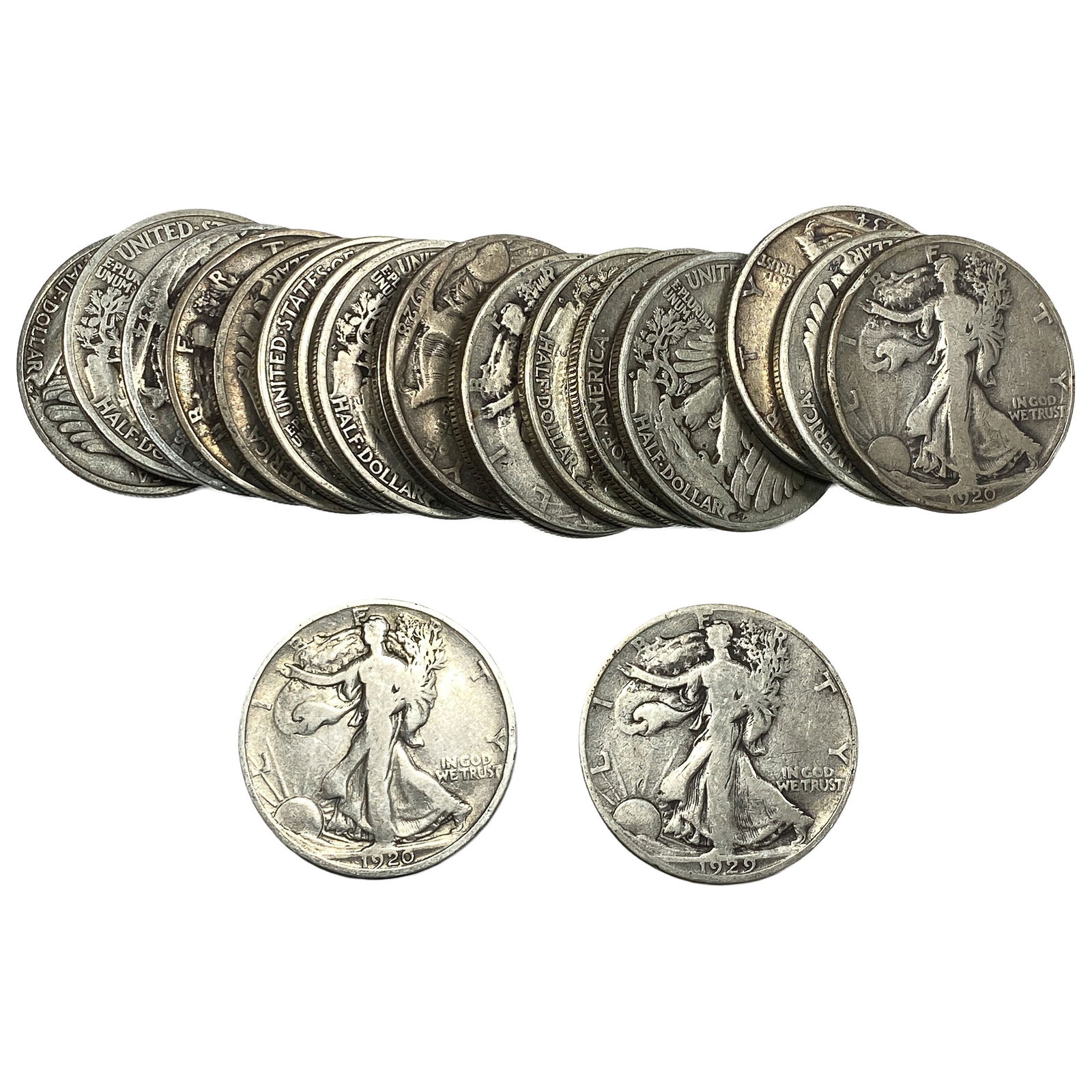 Roll of 20 Walking Liberty 50C: Roll of 20 Walking Liberty 50C