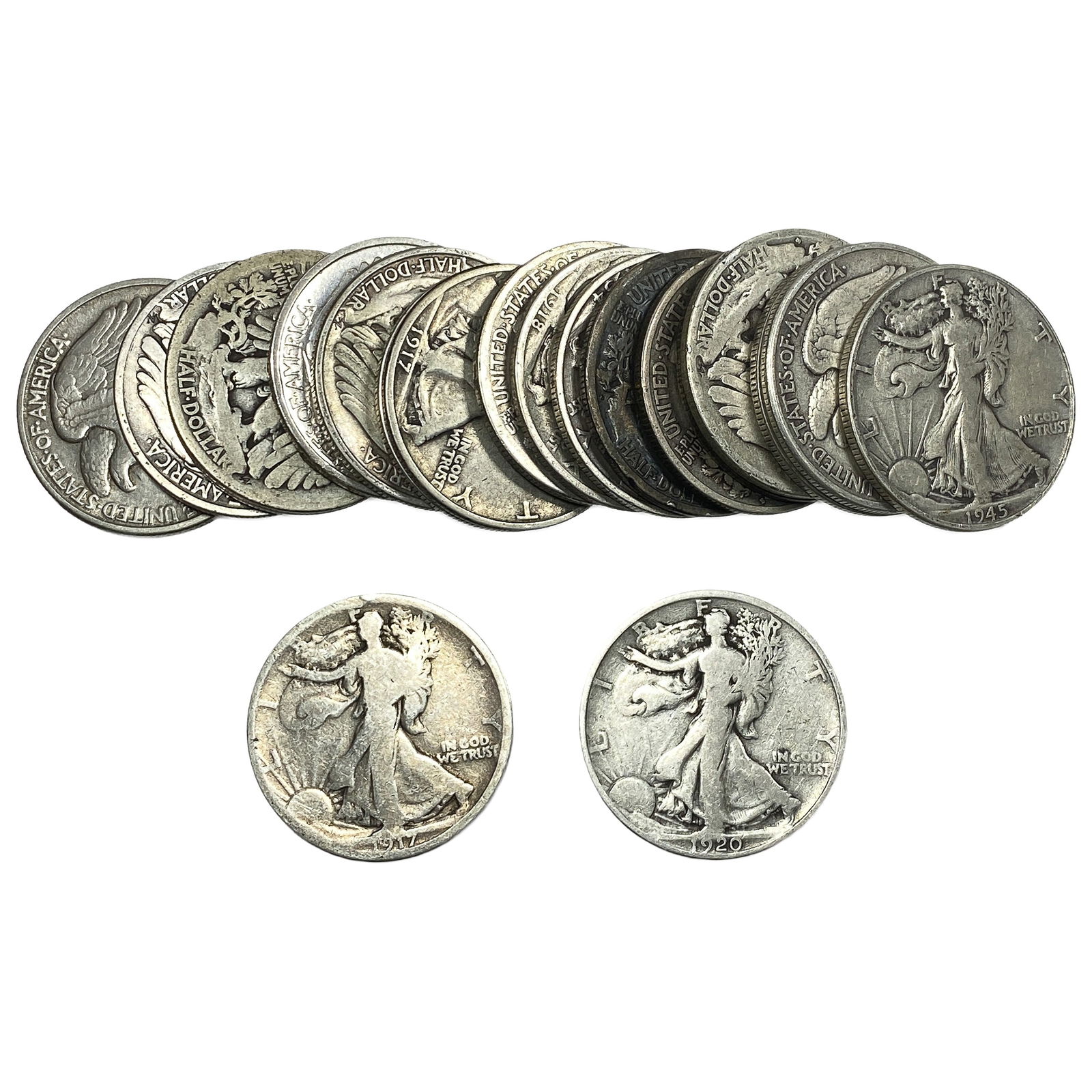 Roll of 20 Walking Liberty 50C: Roll of 20 Walking Liberty 50C
