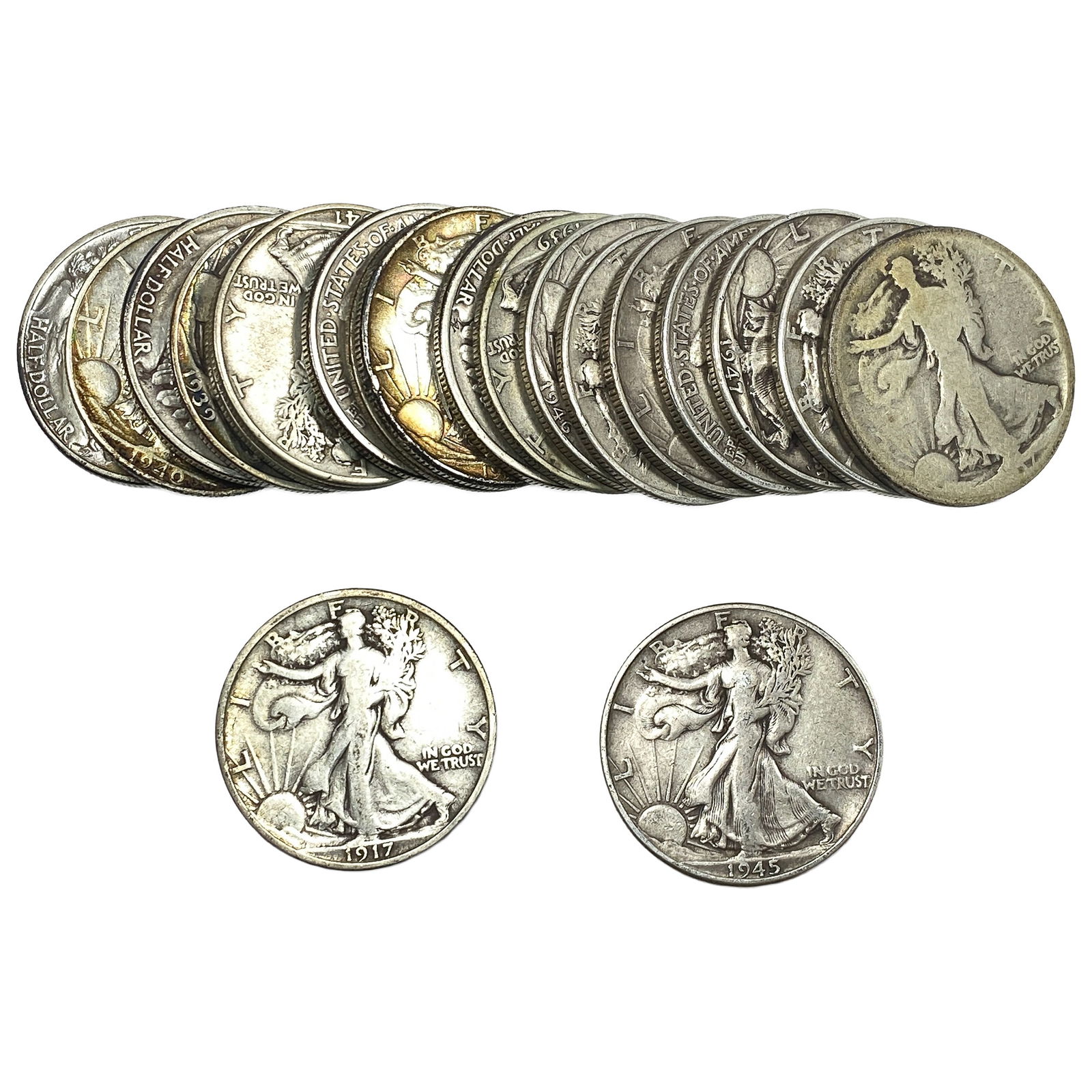Roll of 20 Walking Liberty 50C: Roll of 20 Walking Liberty 50C