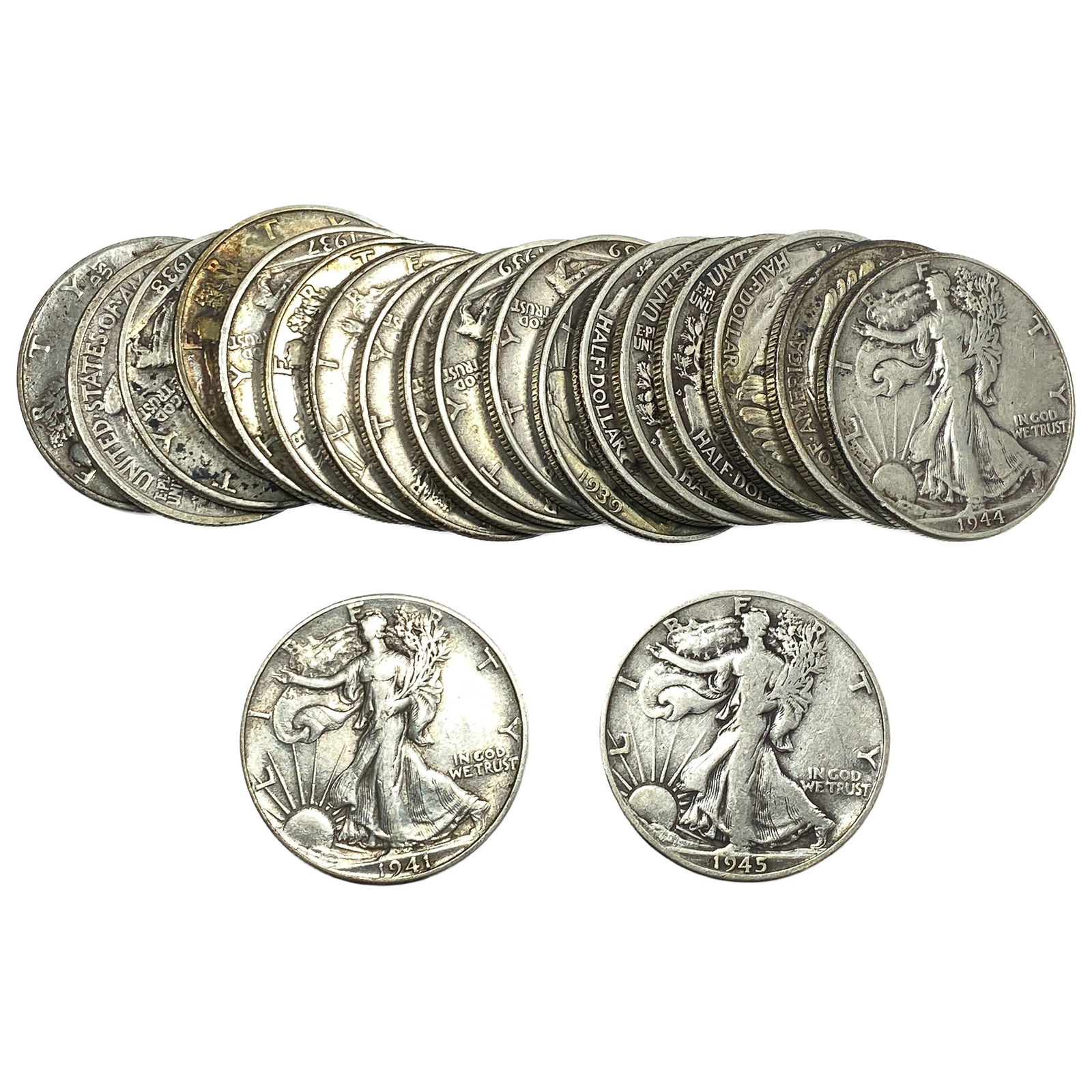Roll of 20 Walking Liberty 50C: Roll of 20 Walking Liberty 50C