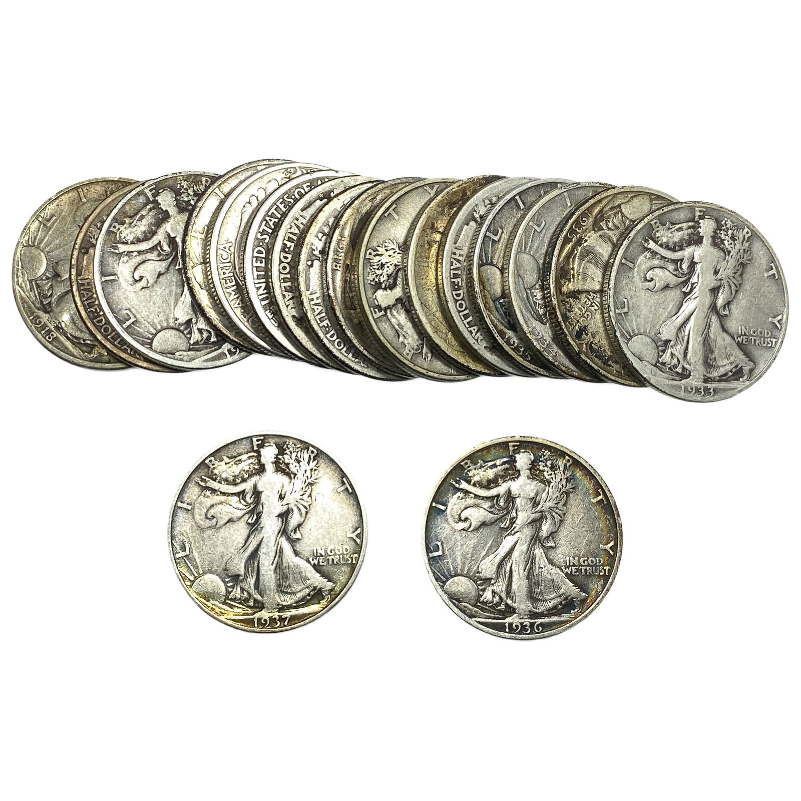 Roll of 20 Walking Liberty 50C: Roll of 20 Walking Liberty 50C