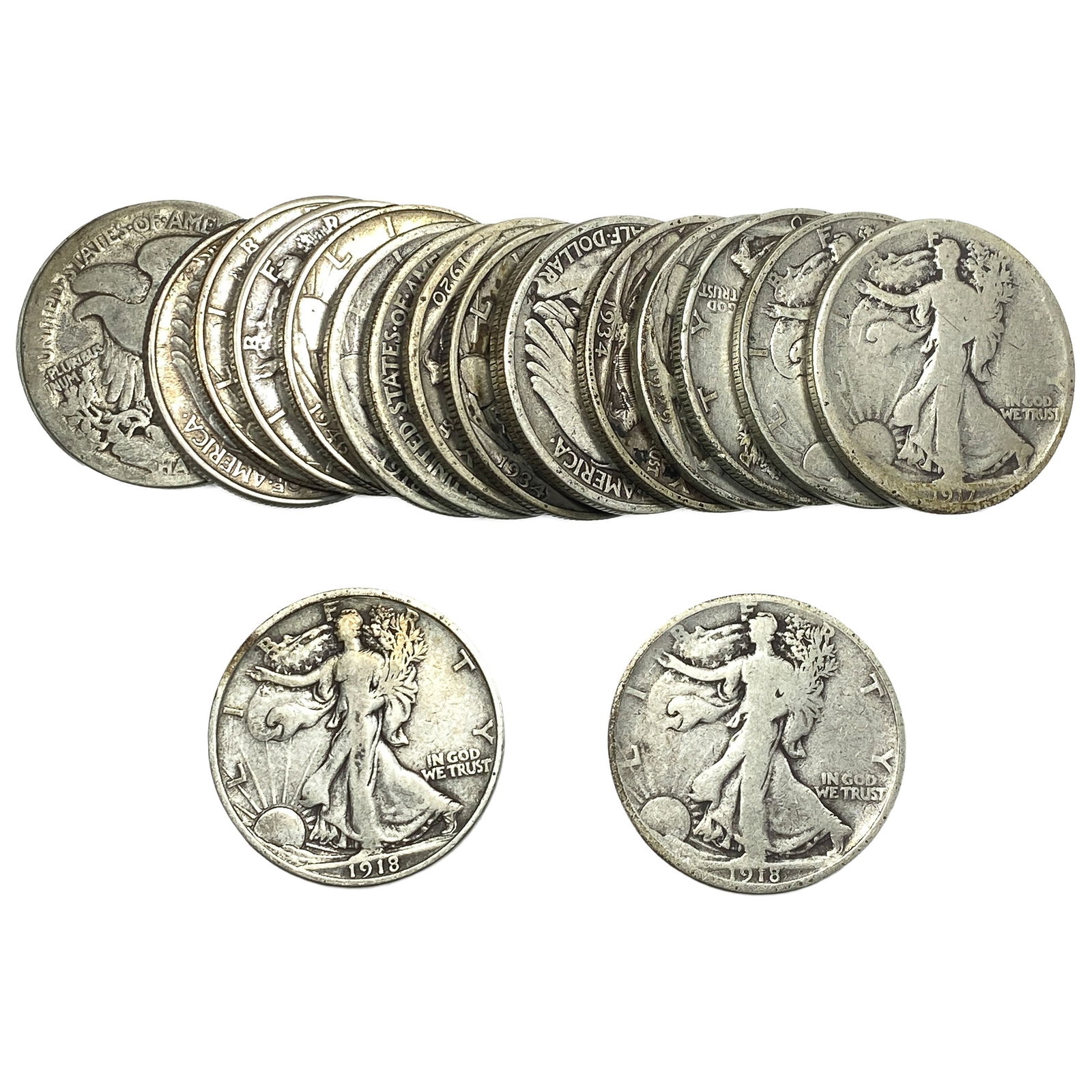 Roll of 20 Walking Liberty 50C: Roll of 20 Walking Liberty 50C
