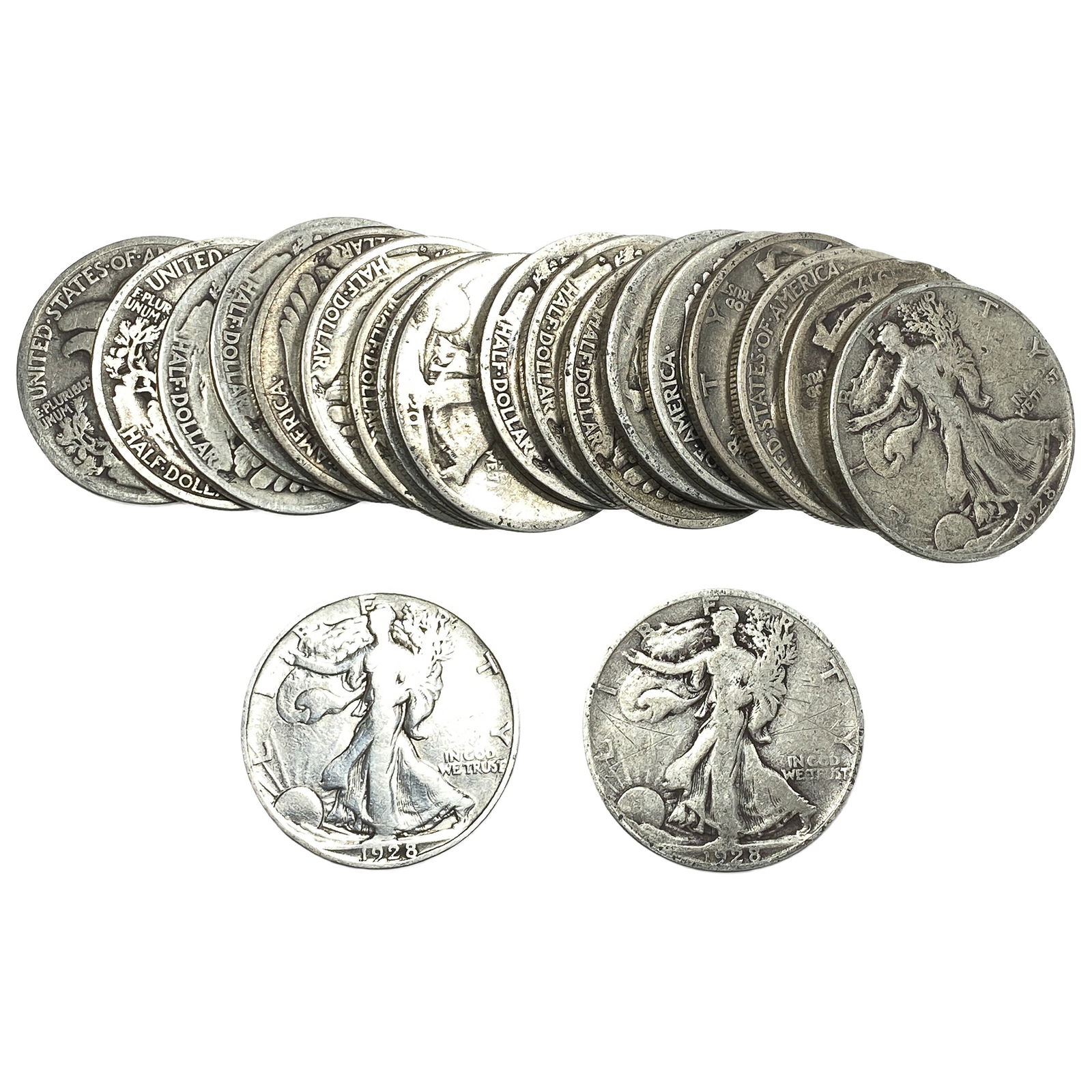 Roll of 20 Walking Liberty 50C: Roll of 20 Walking Liberty 50C