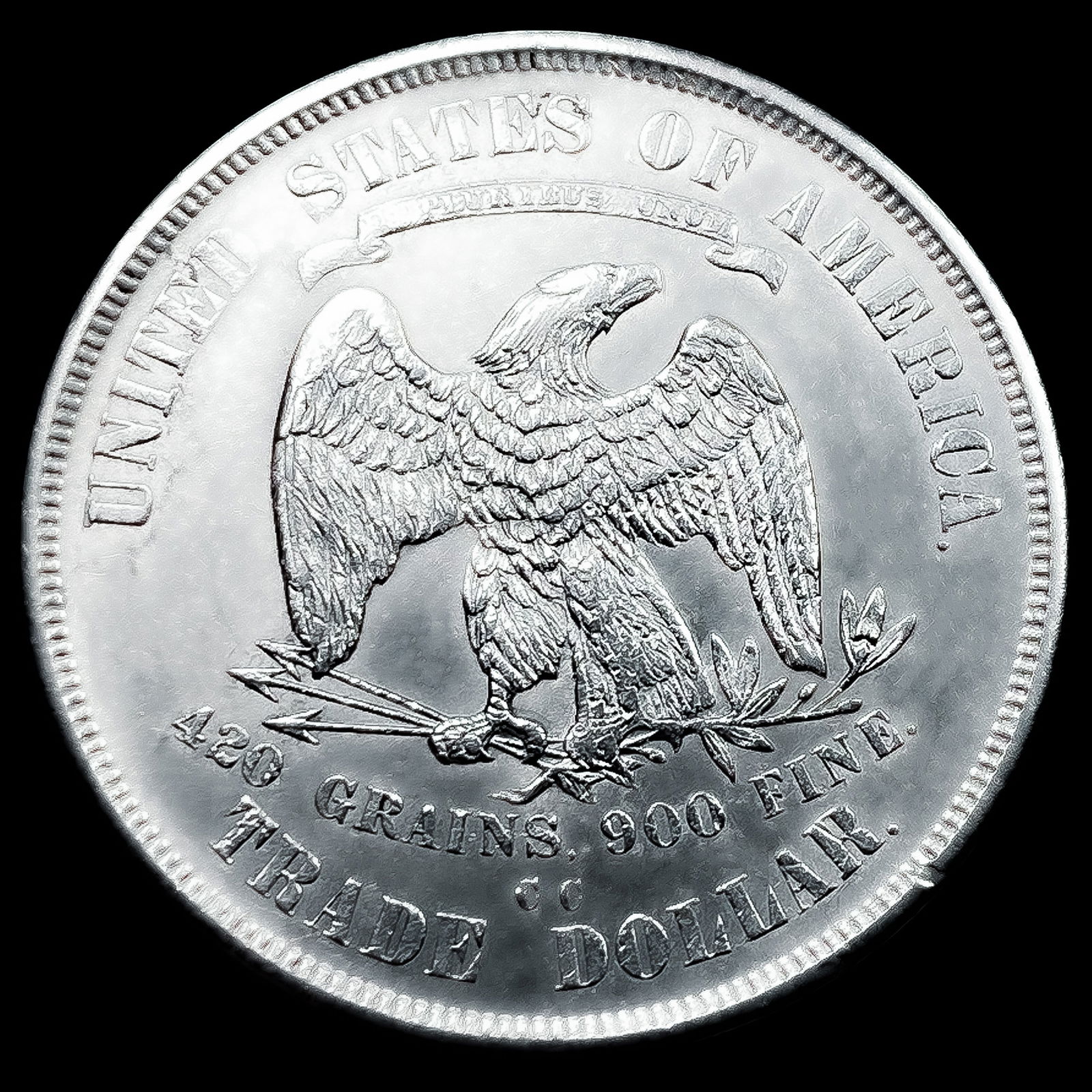 1875-CC Silver Trade Dollar - 2