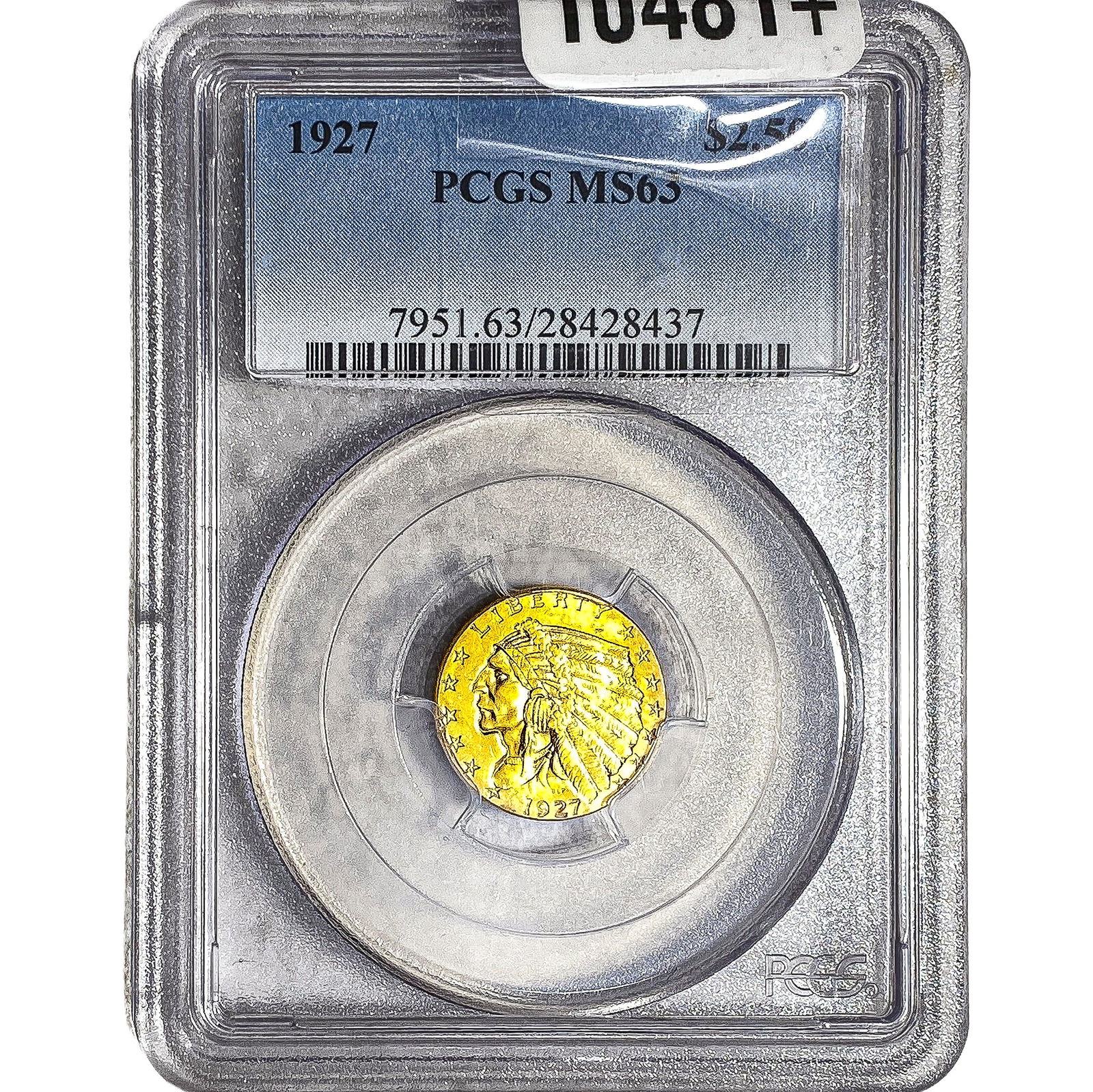 1927 $2.50 Gold Quarter Eagle PCGS MS63 (1 of 2)