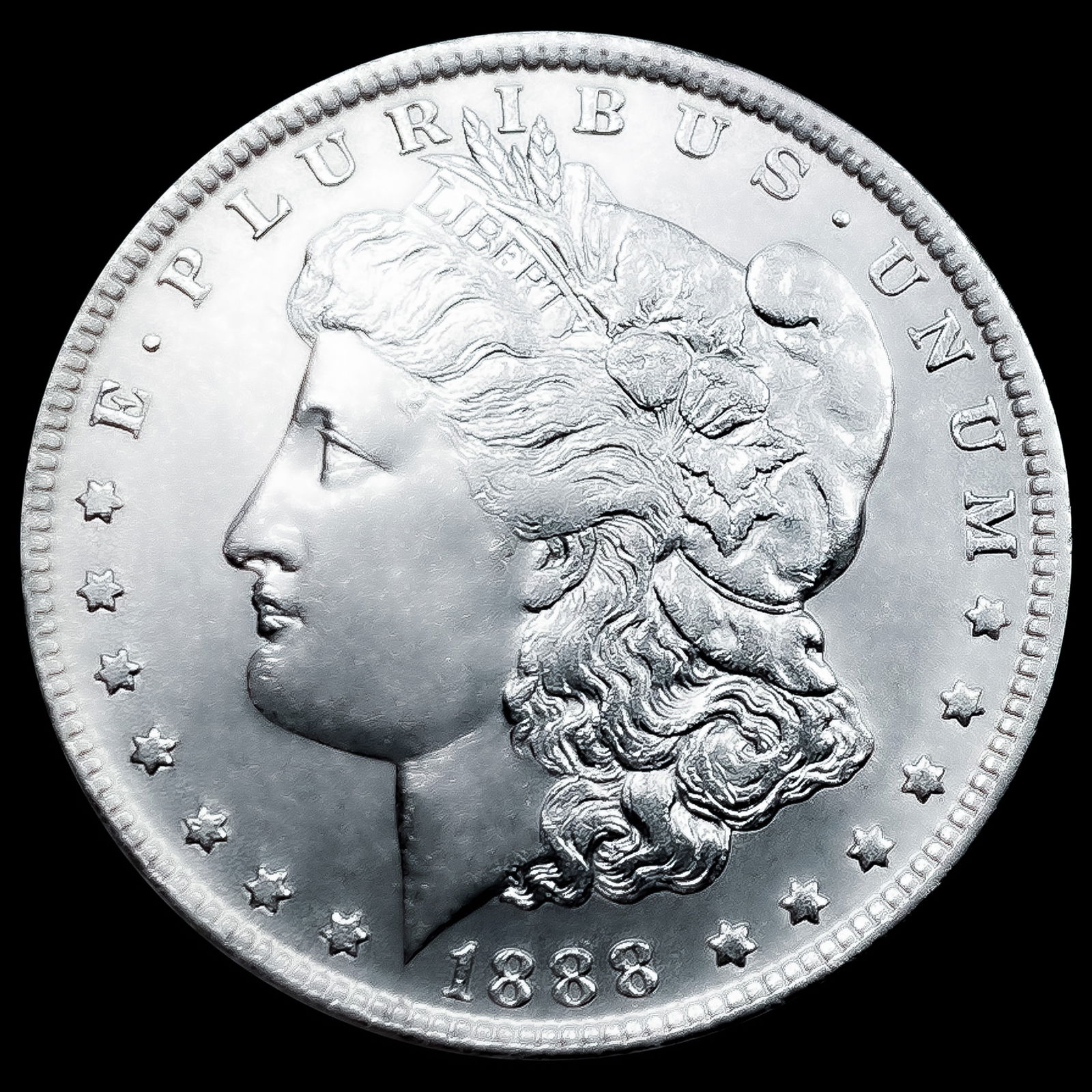 1888-O Hot Lips VAM-4 Morgan Silver Dollar: 1888-O Hot Lips VAM-4 Morgan Silver Dollar