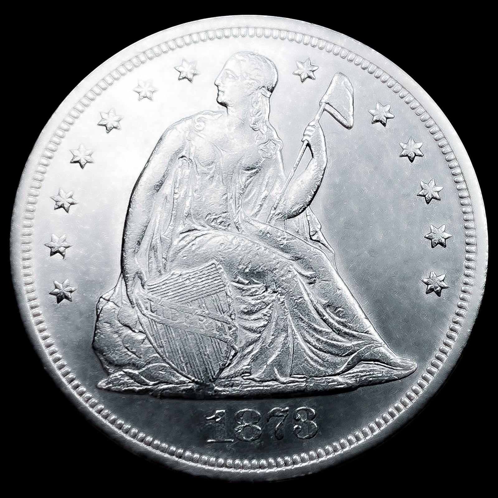 1873 Seated Liberty Dollar: 1873 Seated Liberty Dollar
