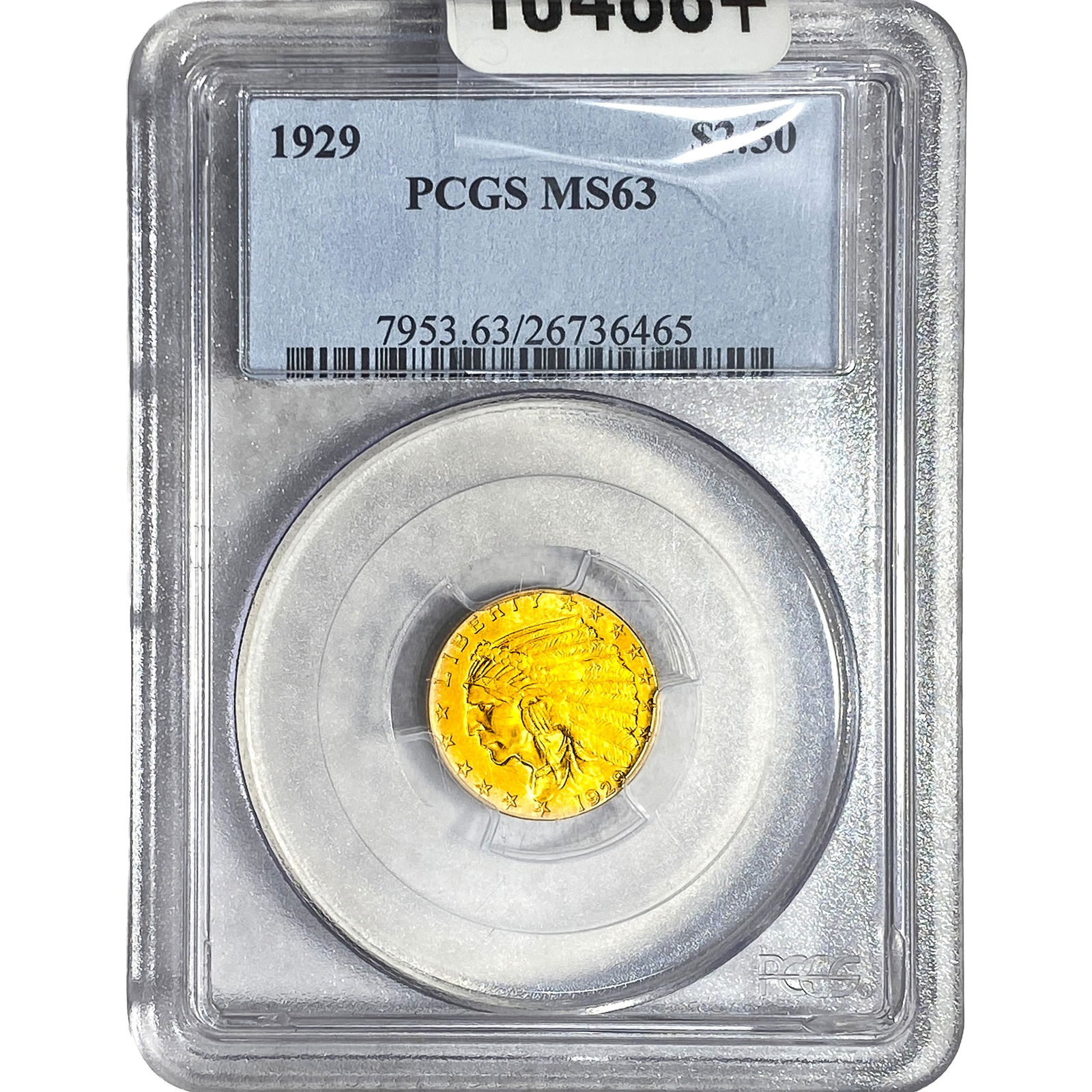 1929 $2.50 Gold Quarter Eagle PCGS MS63 (1 of 2)