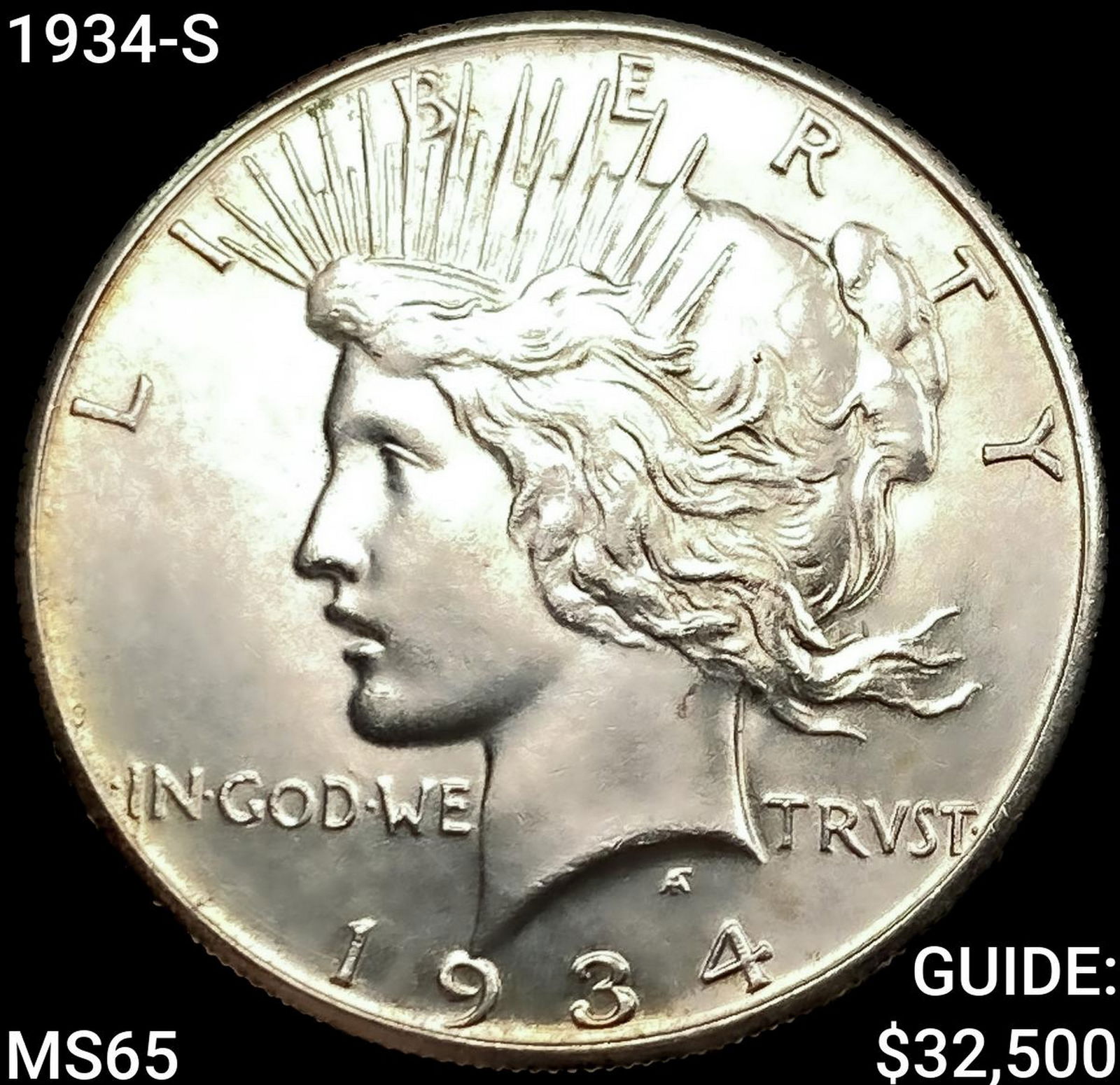 1934-S Silver Peace Dollar GEM BU (1 of 2)