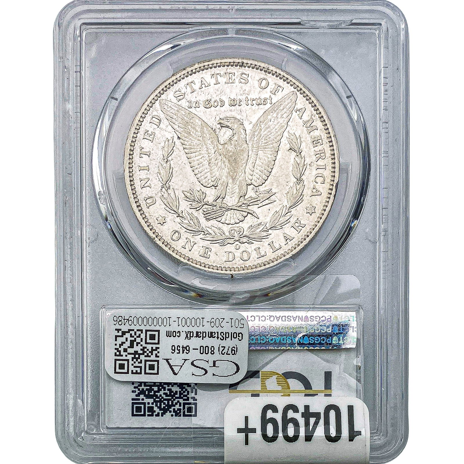 1895-O Morgan Silver Dollar PCGS XF45 - 2