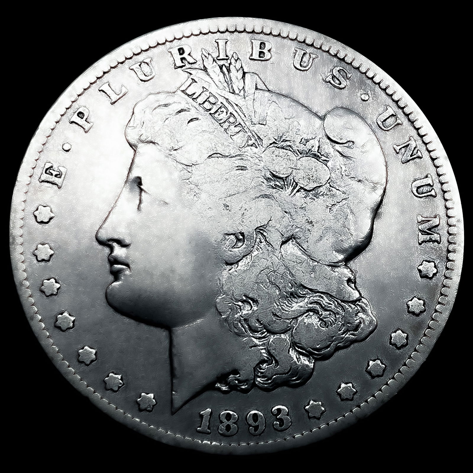 1893-CC Morgan Silver Dollar: 1893-CC Morgan Silver Dollar
