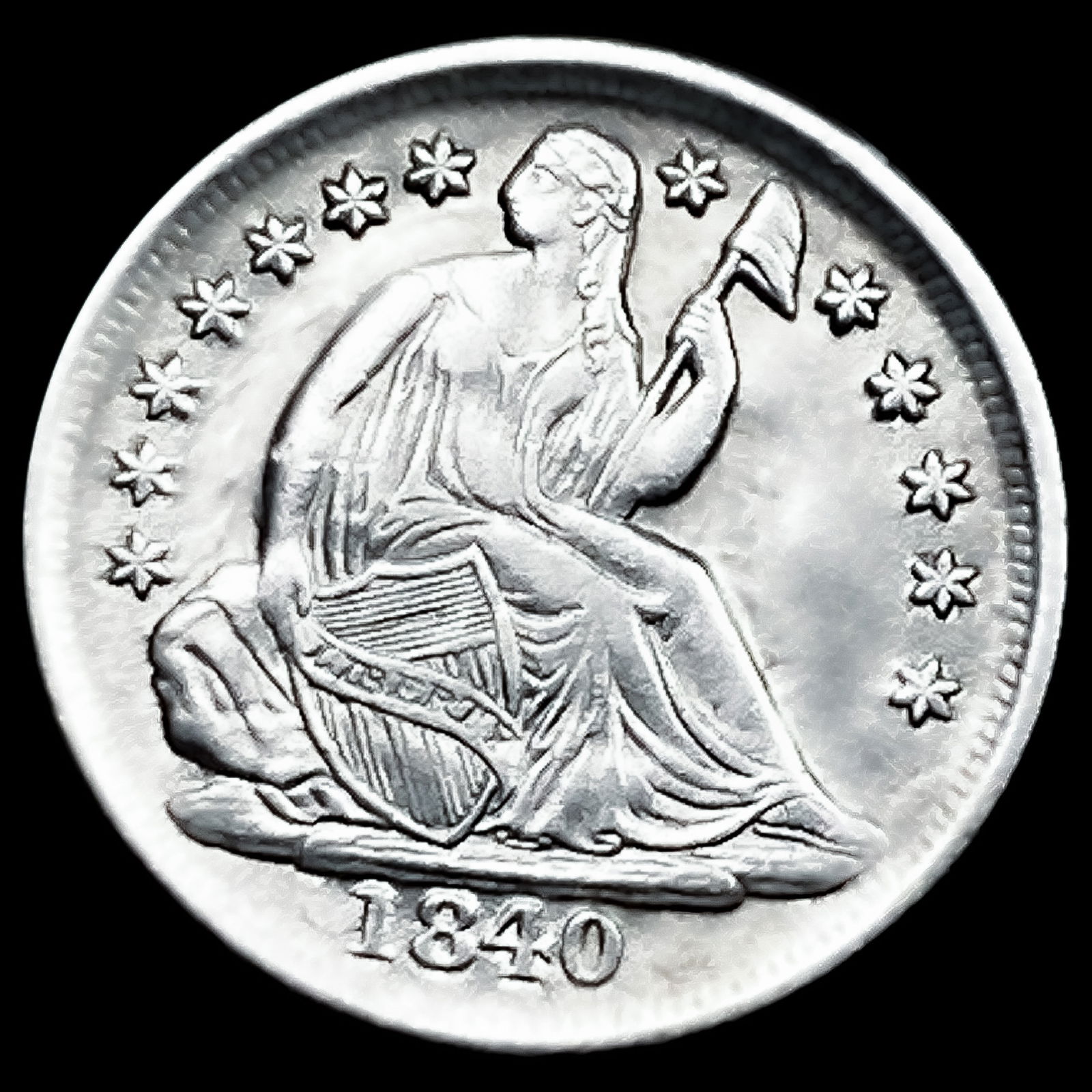1840-O ND Seated Liberty Half Dime: 1840-O ND Seated Liberty Half Dime