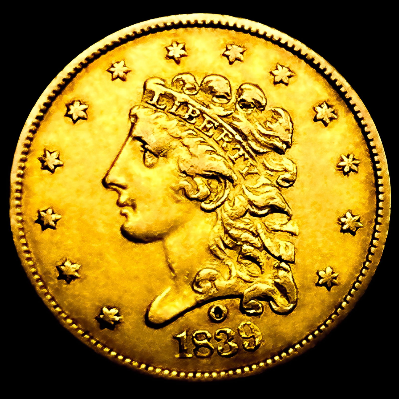 1839-O $2.50 Gold Quarter Eagle (1 of 2)