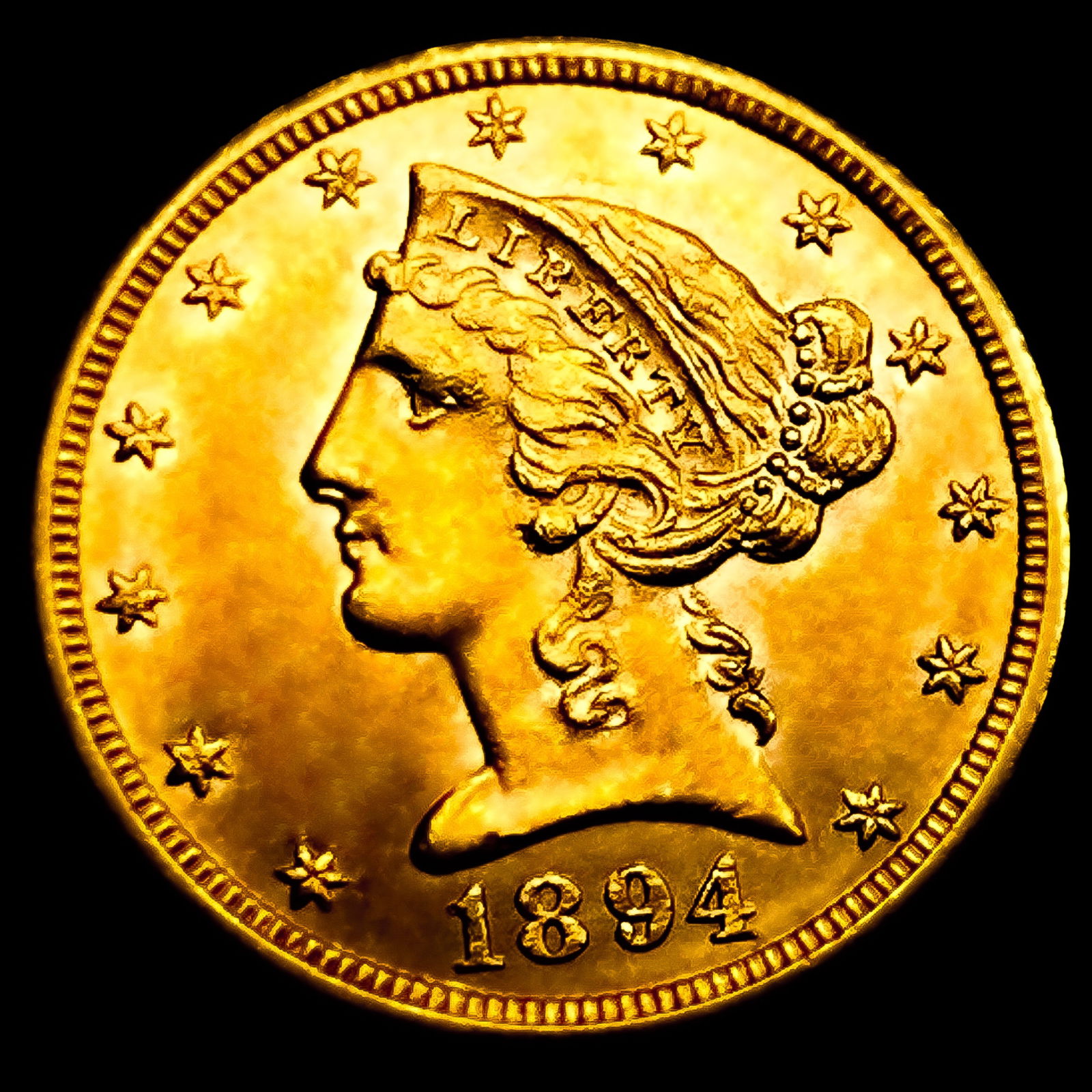 1894-O $5 Gold Half Eagle (1 of 2)