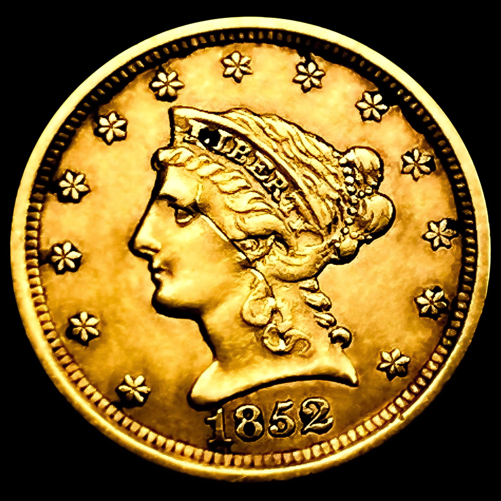 1852 $2.50 Gold Quarter Eagle (1 of 2)