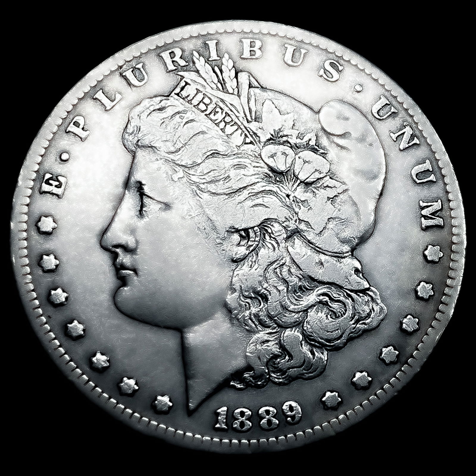 1889-CC Morgan Silver Dollar: 1889-CC Morgan Silver Dollar