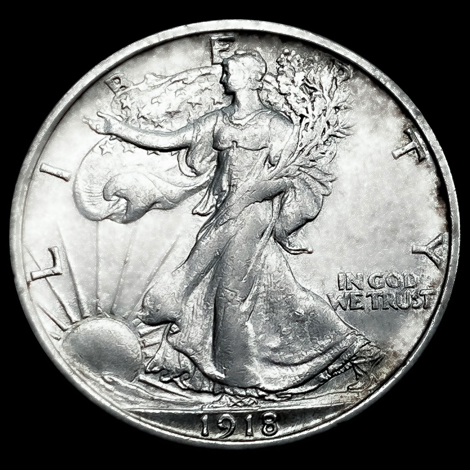 1918-D Walking Liberty Half Dollar (1 of 2)