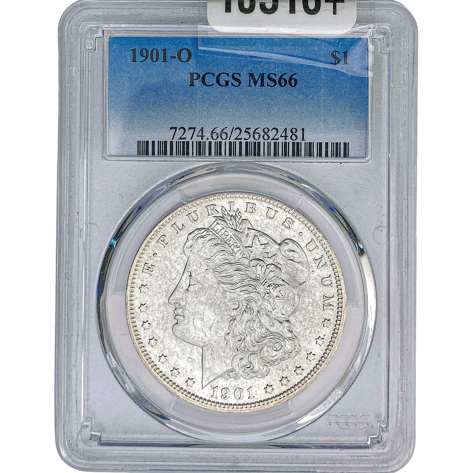 1901-O Morgan Silver Dollar PCGS MS66: 1901-O Morgan Silver Dollar PCGS MS66