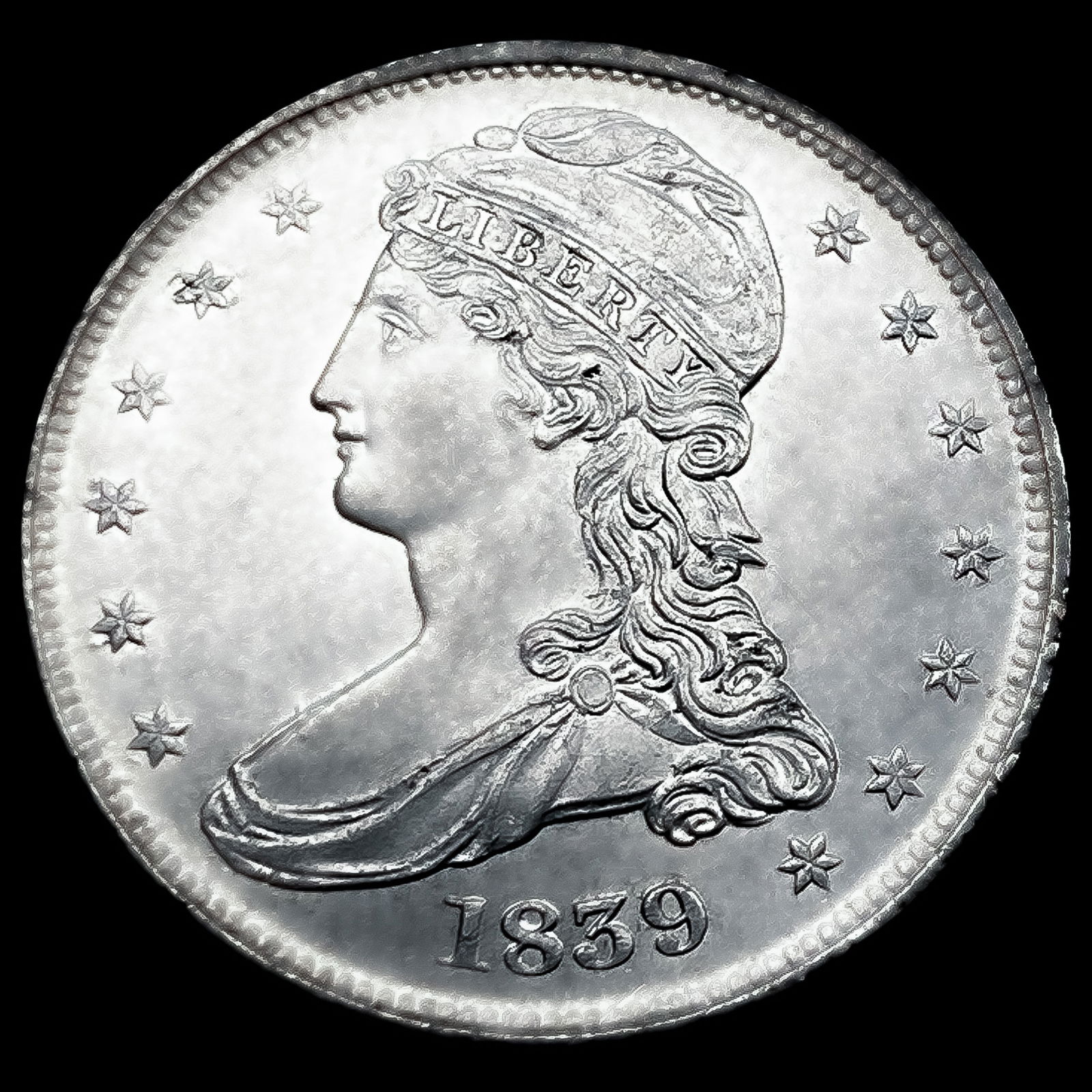 1839 Capped Bust Half Dollar (1 of 2)