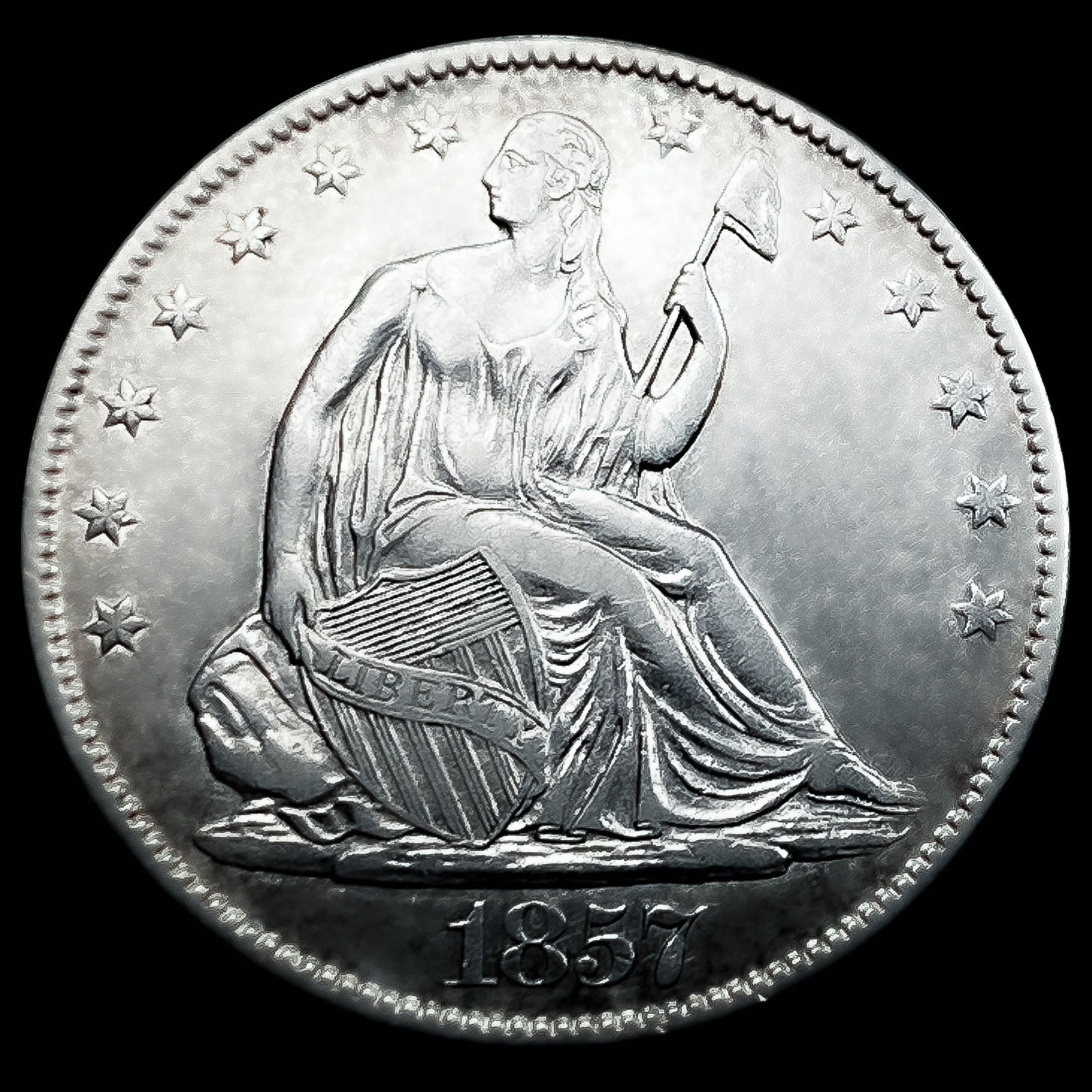 1857-O Seated Liberty Half Dollar (1 of 2)