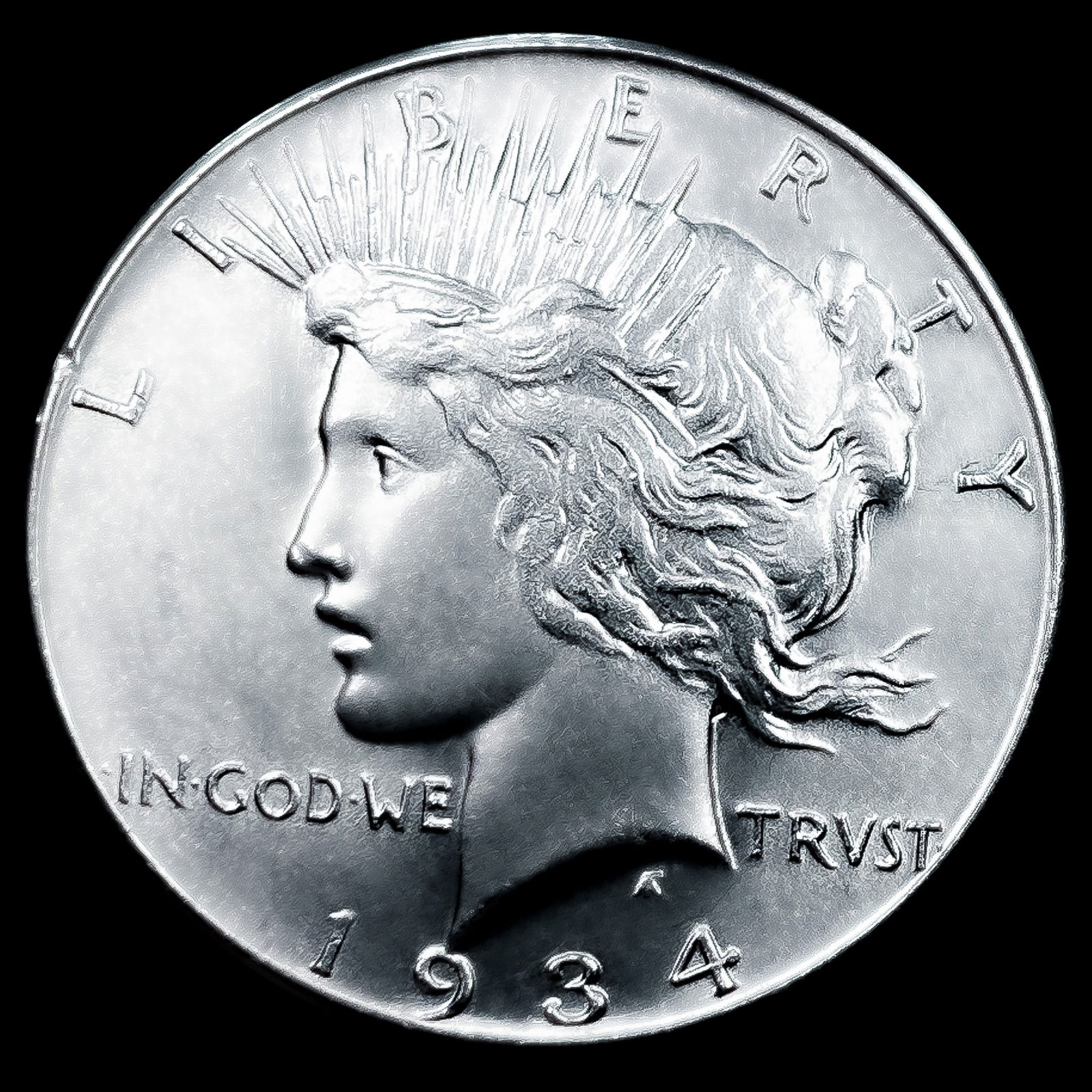 1934-S Silver Peace Dollar (1 of 2)