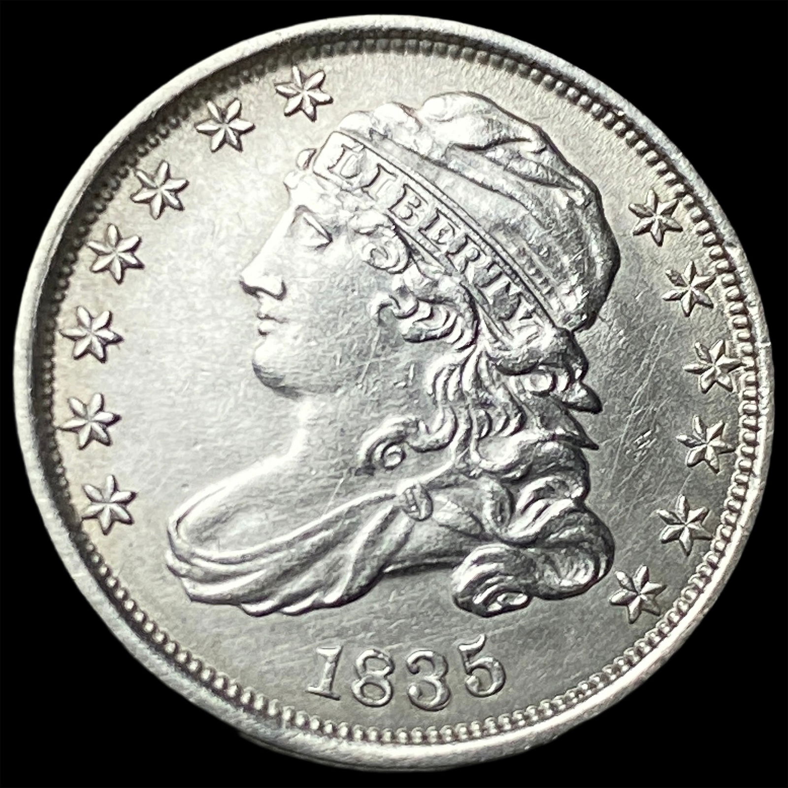 1835 Capped Bust Dime UNCIRCULATED (1 of 2)