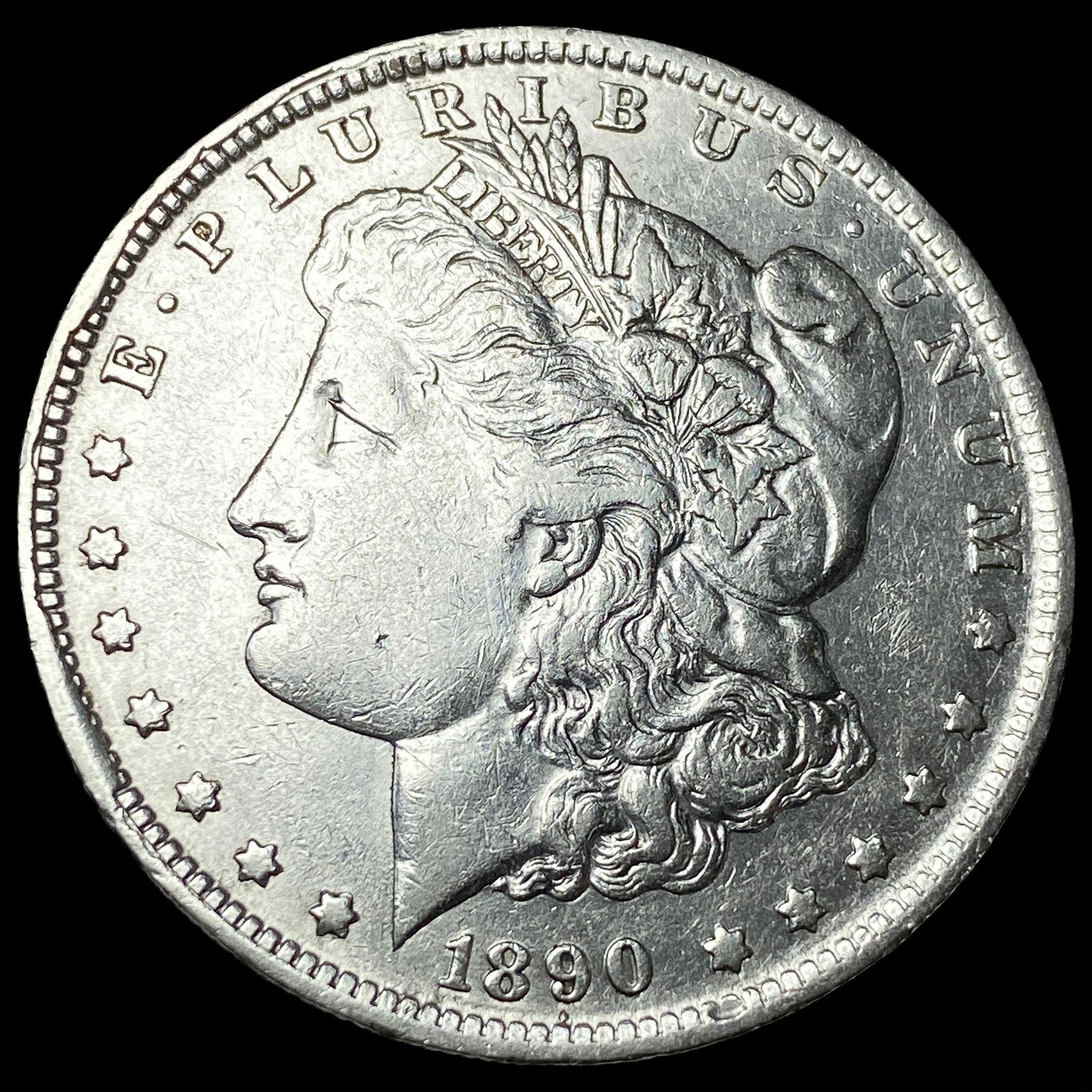 1890-O Silver Morgan Dollar NEARLY UNCIRCULATED: 1890-O Silver Morgan Dollar NEARLY UNCIRCULATED
