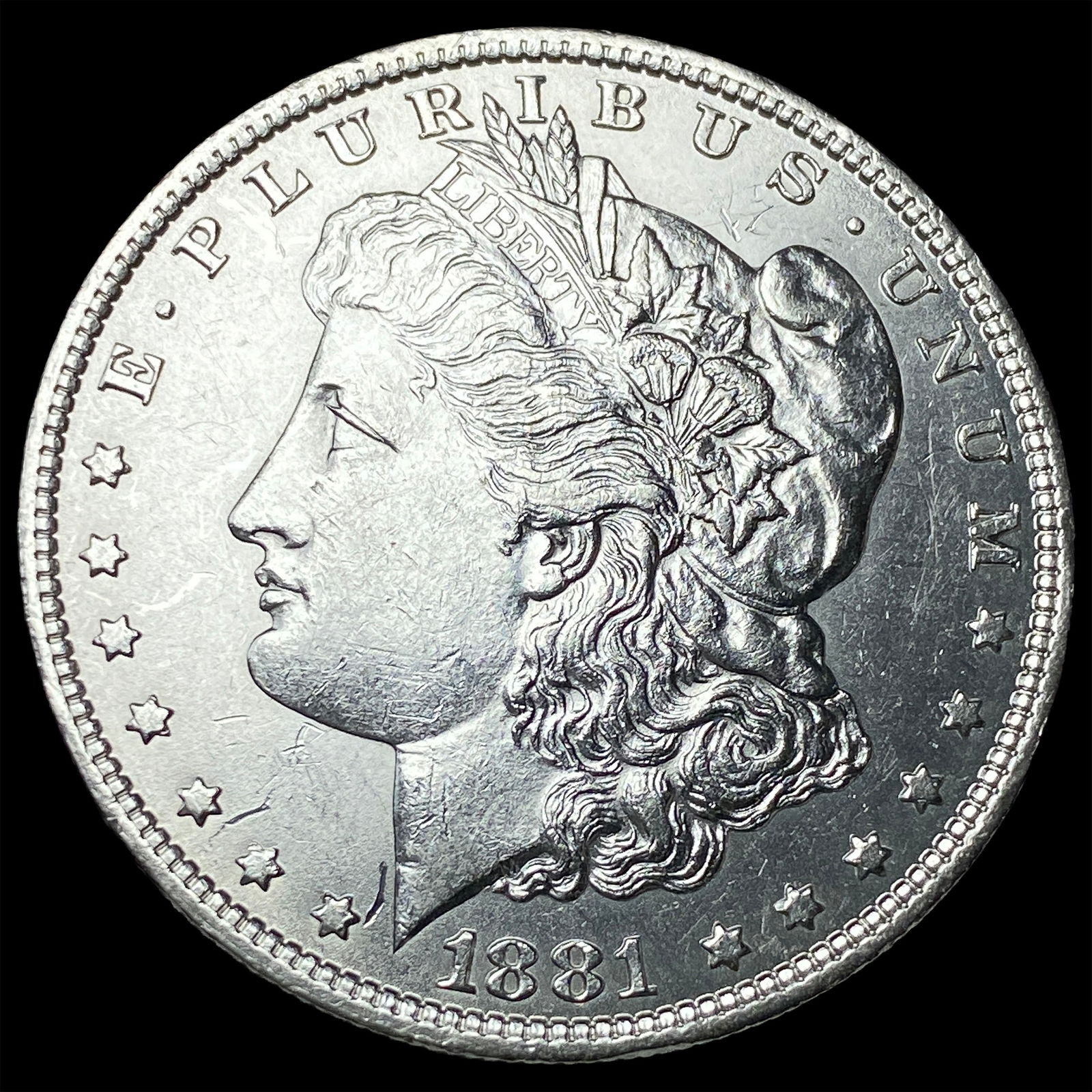 1881-S Silver Morgan Dollar UNCIRCULATED: 1881-S Silver Morgan Dollar UNCIRCULATED