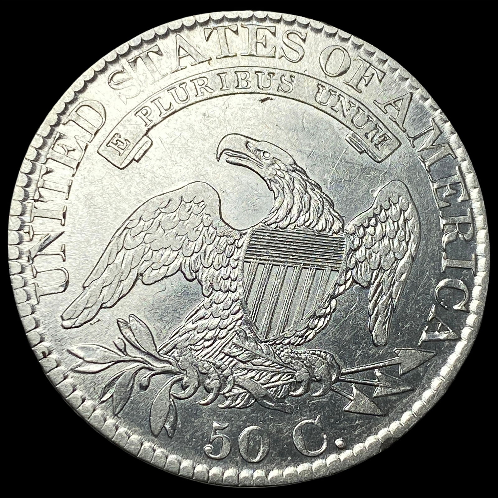 1826 Capped Bust Half Dollar CLOSELY UNCIRCULATED - 2