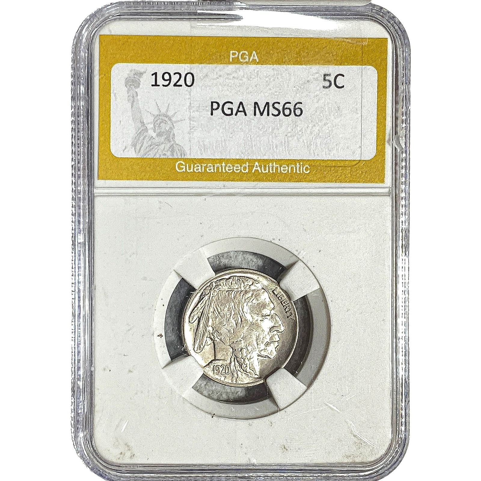 1920 Buffalo Nickel PGA MS66 (1 of 2)