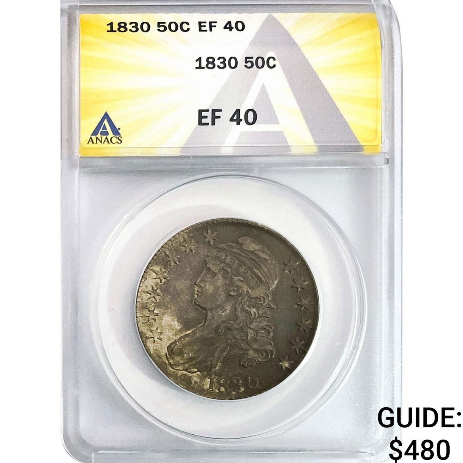 1830 Capped Bust Half Dollar ANACS EF40 (1 of 2)