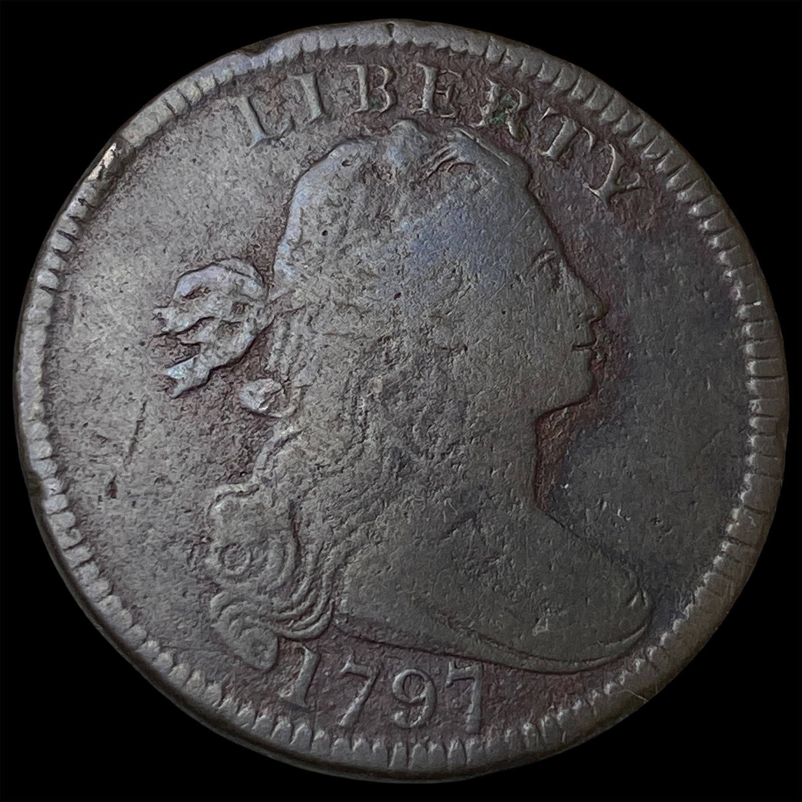 1797 Draped Bust Large Cent LIGHTLY CIRCULATED (1 of 2)