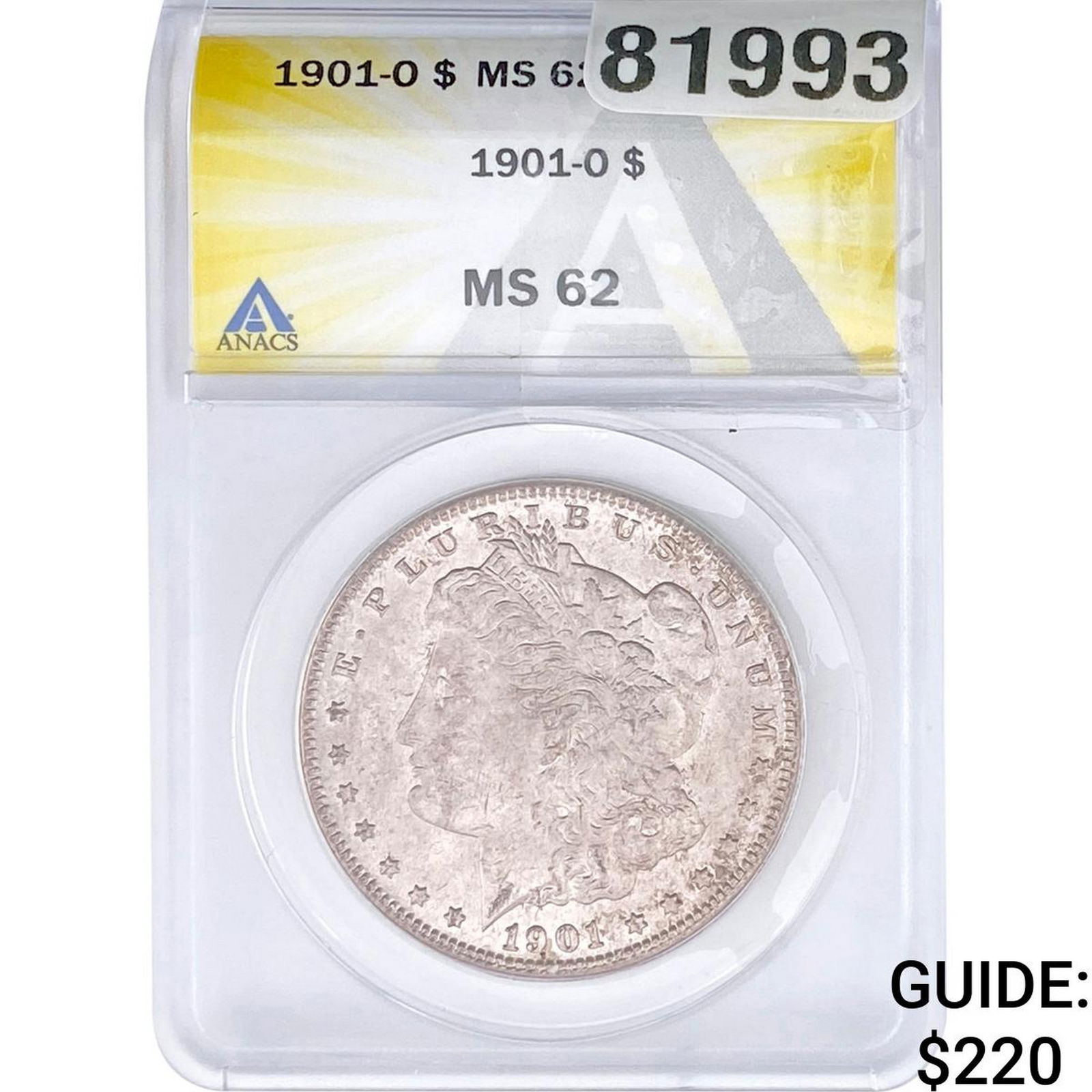 1901-O Morgan Silver Dollar ANACS MS62 (1 of 2)